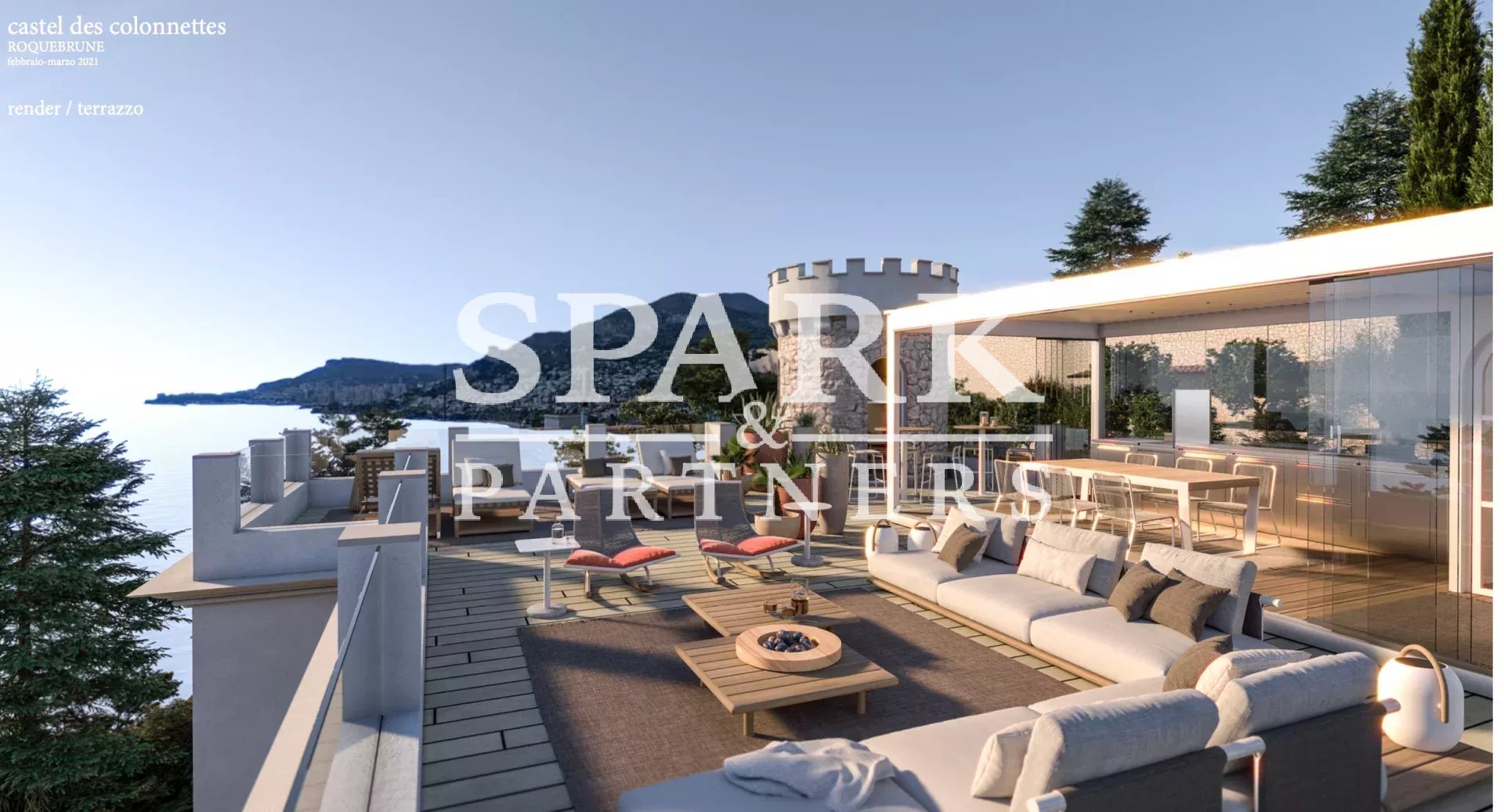 Roquebrune Cap Martin - vista su Monaco