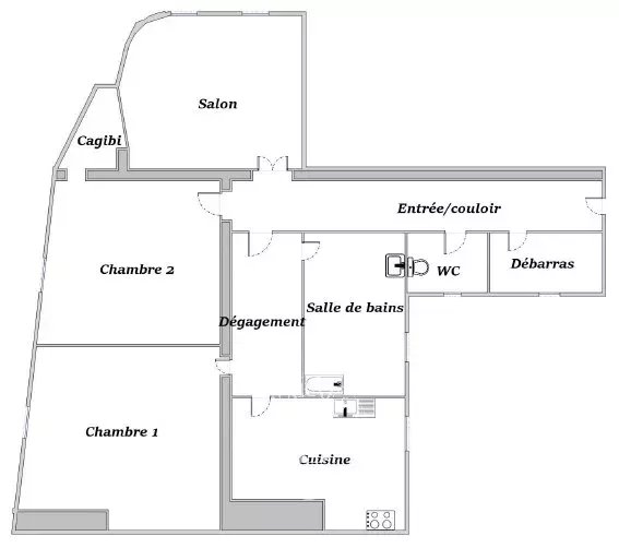 Daire Paris 20ème - picture 14