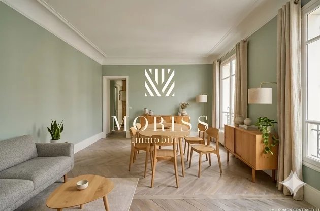 À vendre – Paris 8e Europe – Appartement 2-3 pièces de 50,20 m² - Image Array