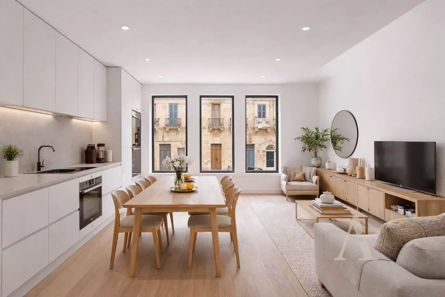 Elevated Ground Floor, 2 Bedroom Apartment in Sliema