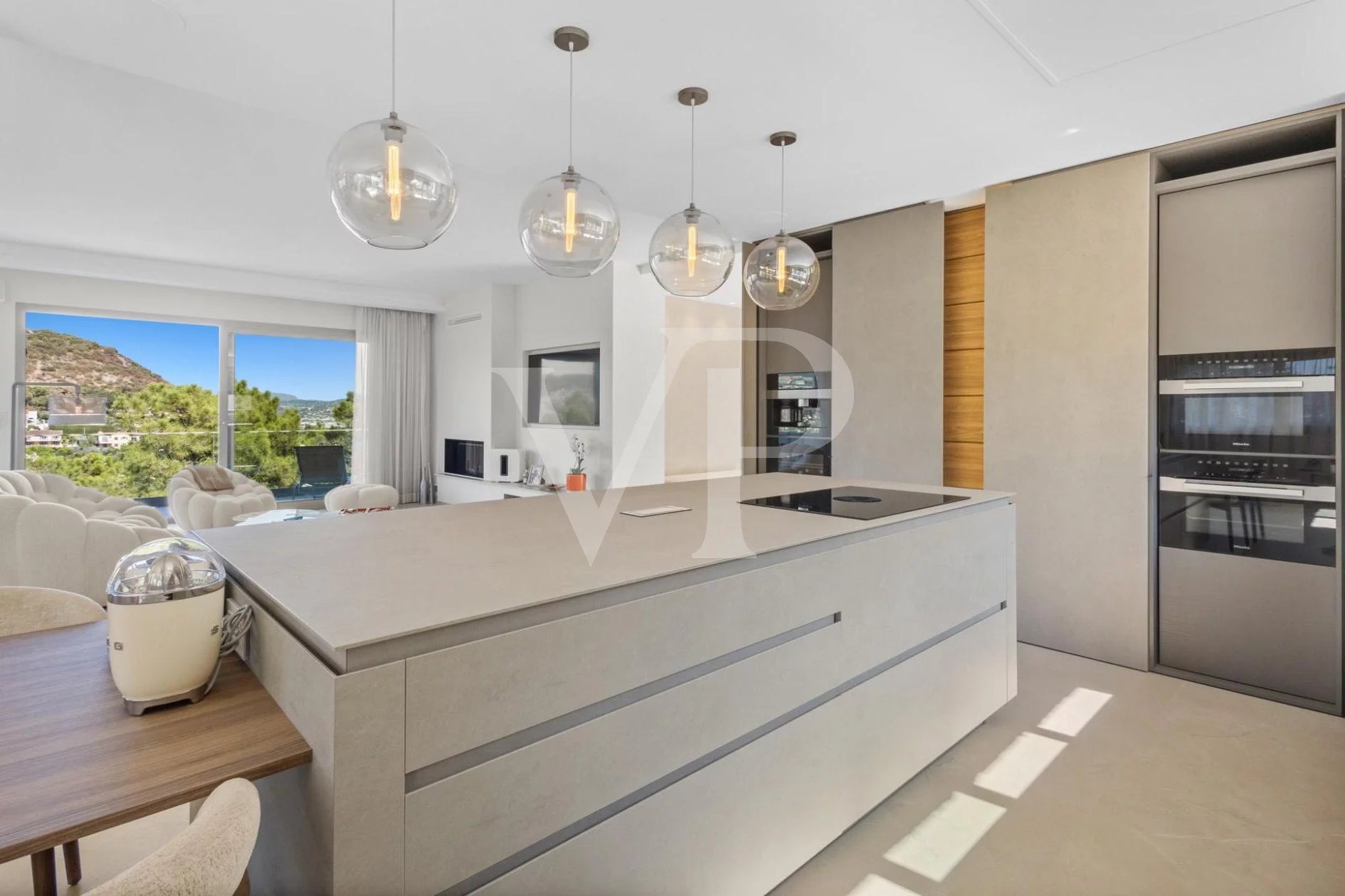 Near Cannes —  Contemporary Elegance with Sea View