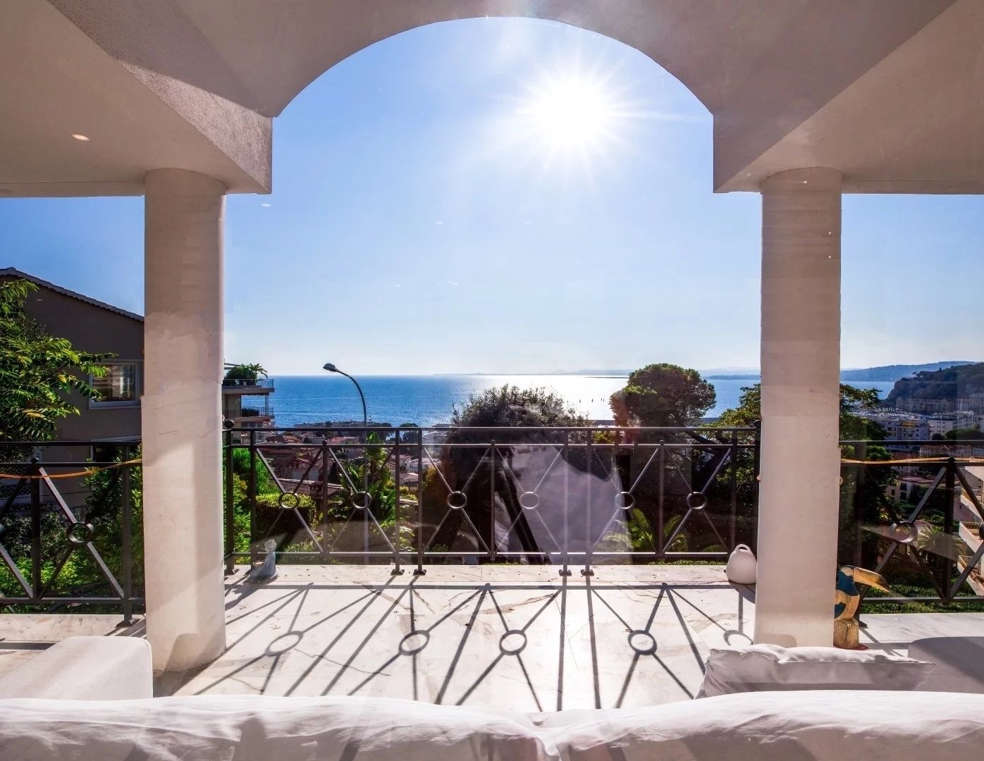 NICE - MONT BORON: Exceptional Villa with Panoramic Sea View