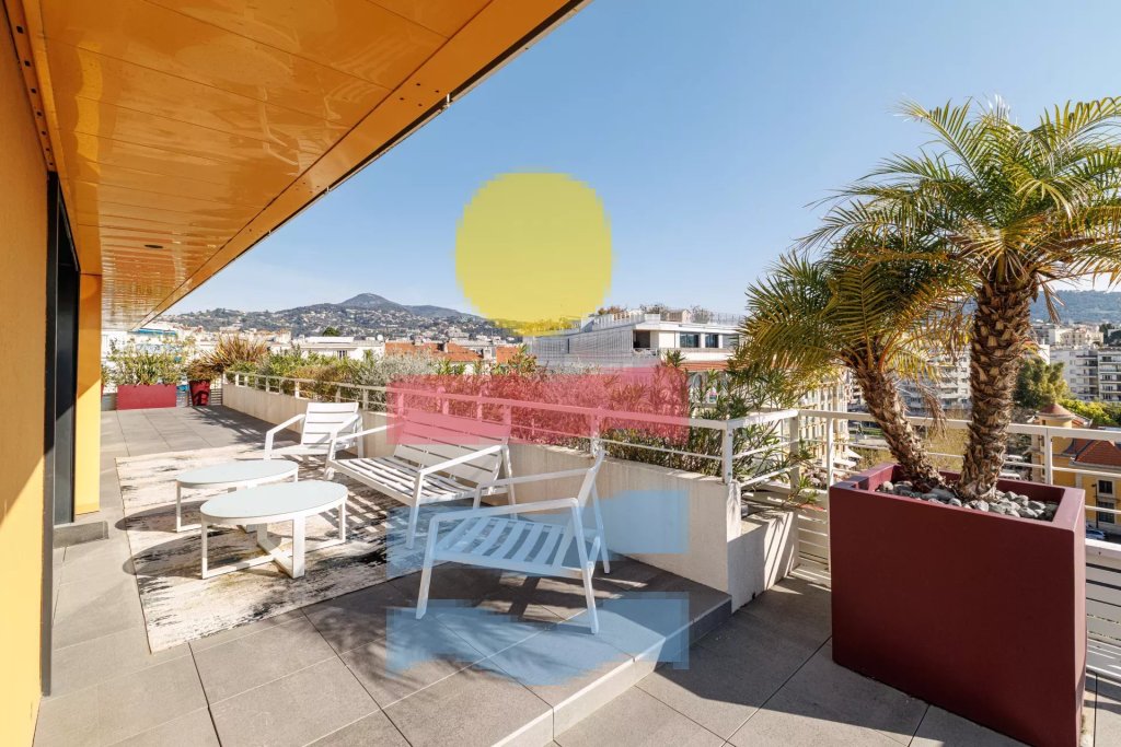 Apartment for sale in Nice — NICE LIBÉRATION – CONTEMPORARY 2-BEDROOM APARTMENT 98 SQM – 80 SQM TERRACE – OPEN CITY VIEWS – PRIME LOCATION