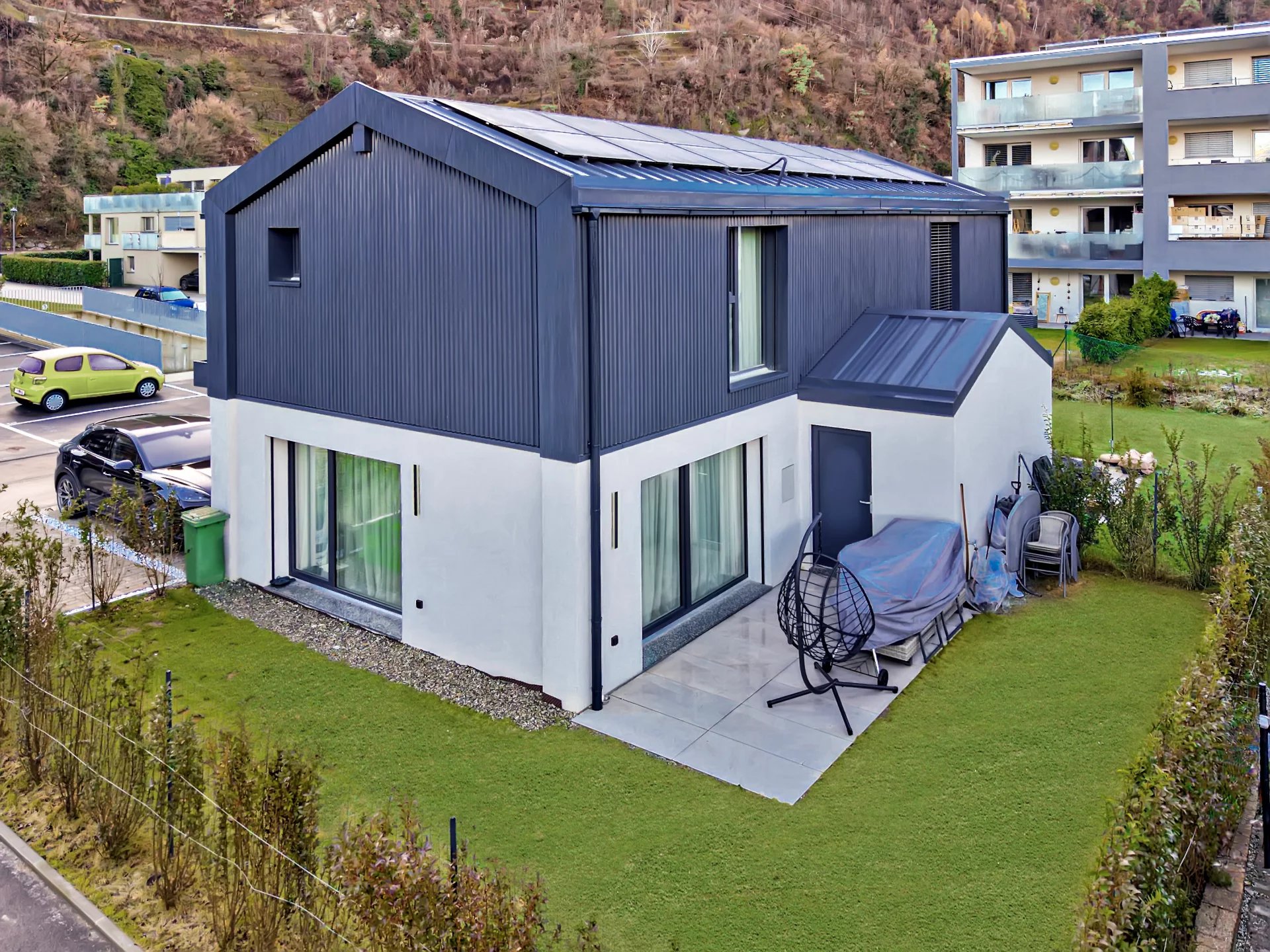 Aproz | Écologie, design et confort moderne pour cette villa de 3,5 pièces