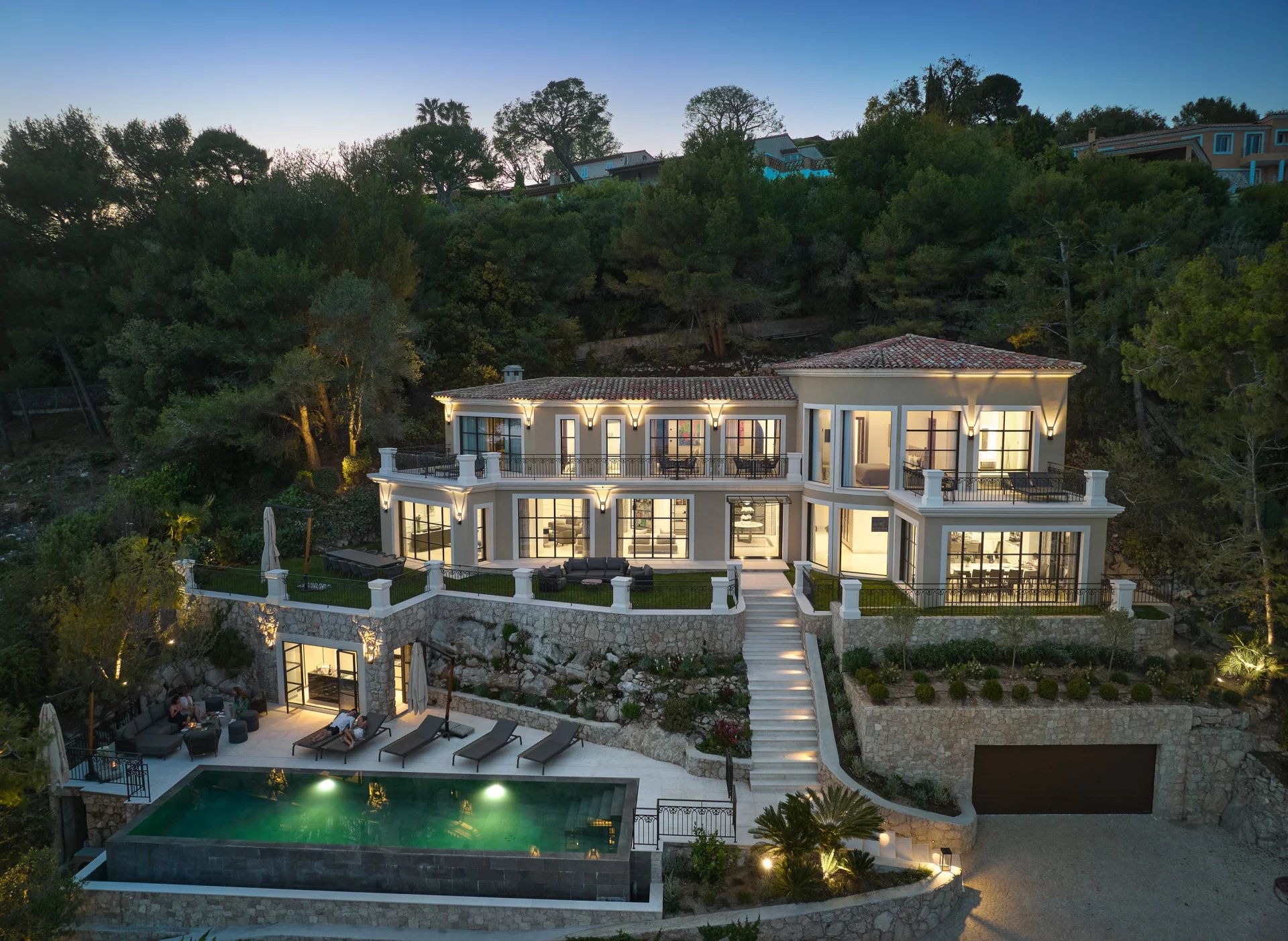 Seasonal rental Villa Villefranche-sur-Mer Corne d'Or