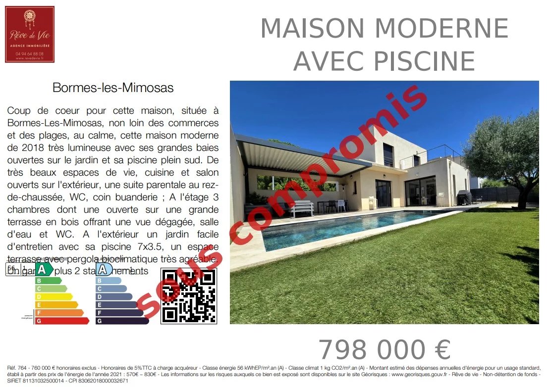Vente Maison Bormes-les-Mimosas