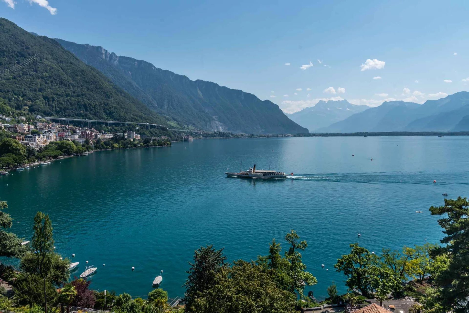 National de Montreux - Appartement de 4,5 pièces avec vue panoramique sur le lac