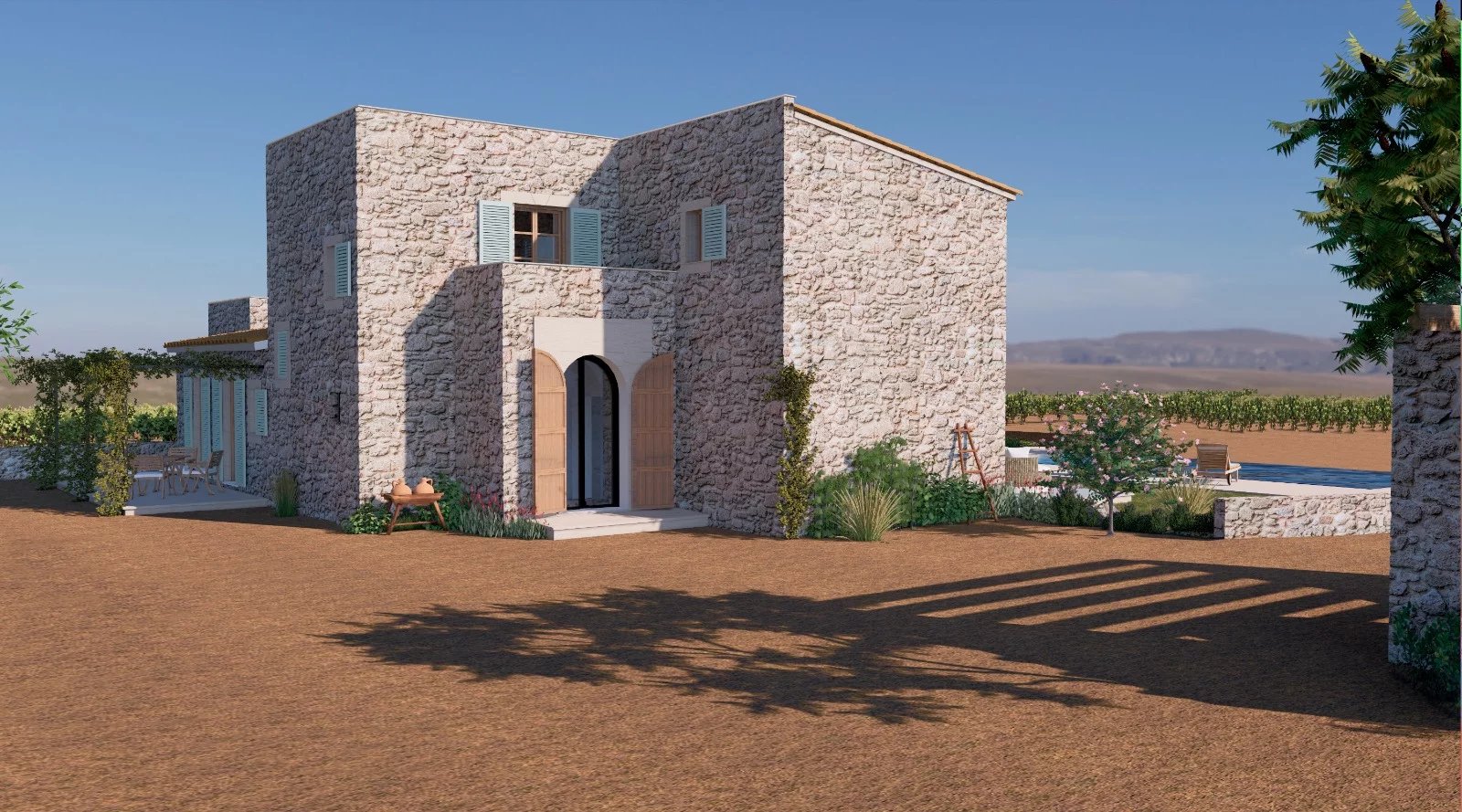 Projet et licence pour une maison de campagne à Costitx