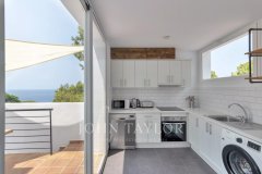 Exclusive townhouse with spectacular sea views, located in a private community of just four homes with a communal swimming pool in Cala Vadella, Ibiza — photo 5 of 7