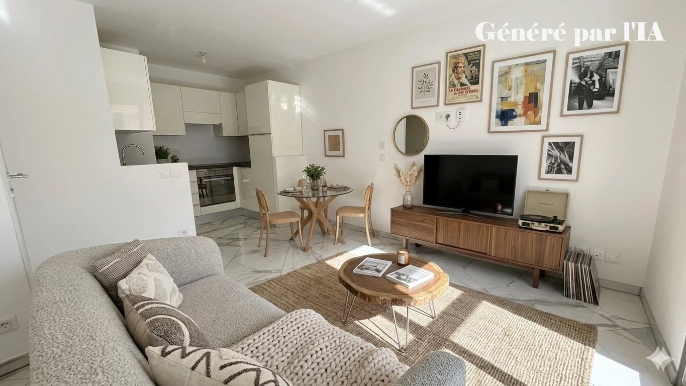 MENTON town centre, 2 rooms with cellar & Optional parking