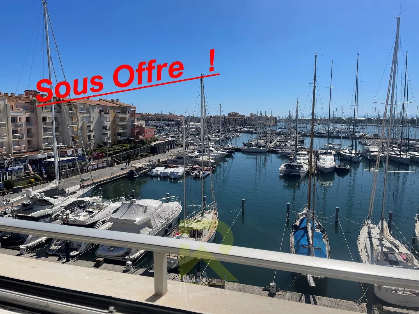 AGDE - LE CAP D'AGDE - Appartement 2 Pièces avec Mezzanine en duplex et Vue sur le Port