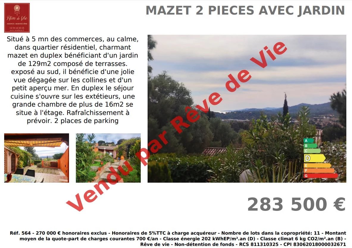 Vente Maison Bormes-les-Mimosas