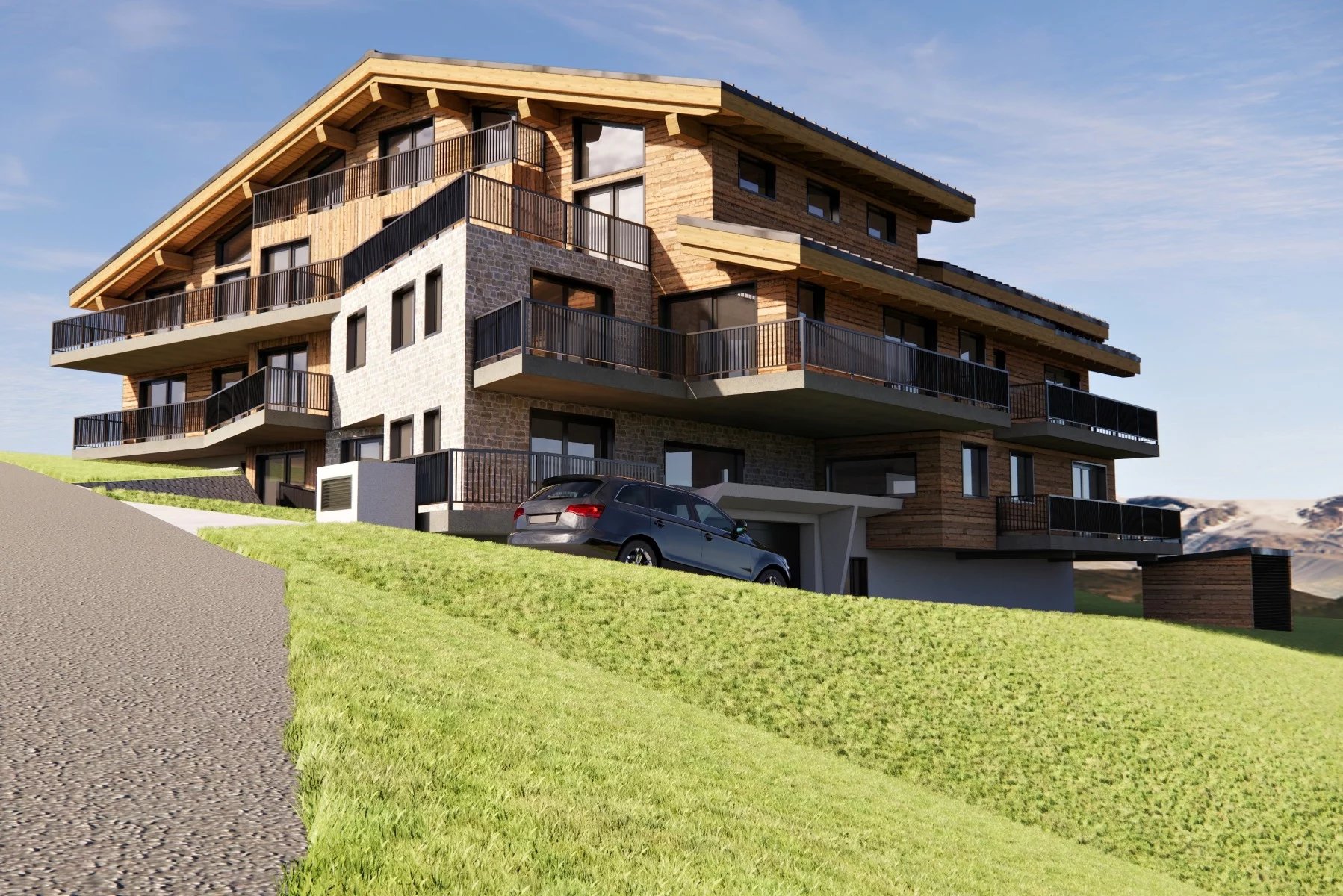 Photo of LES HOUCHES - New build apartment building comprising 12 apartments