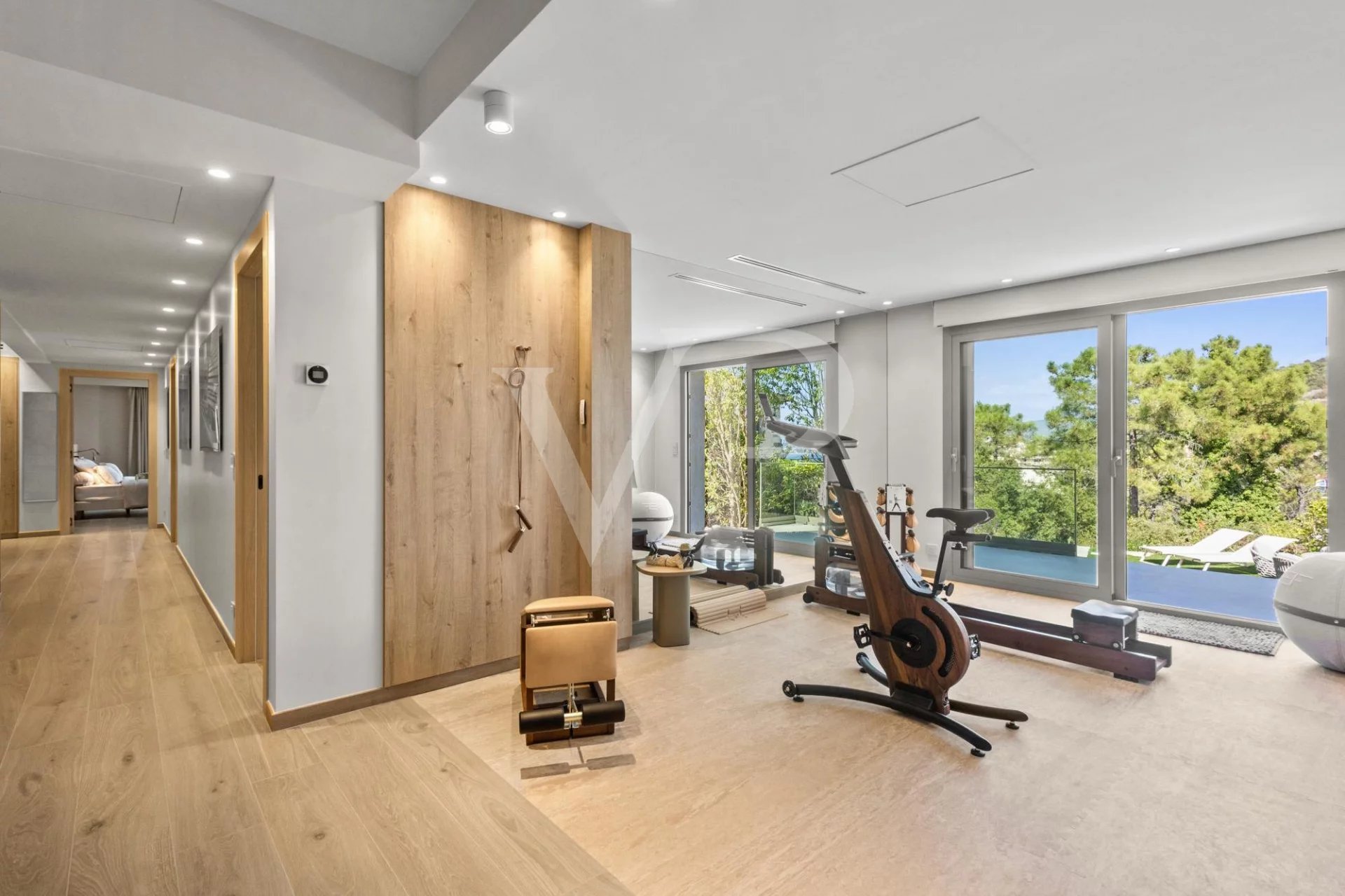 Near Cannes —  Contemporary Elegance with Sea View