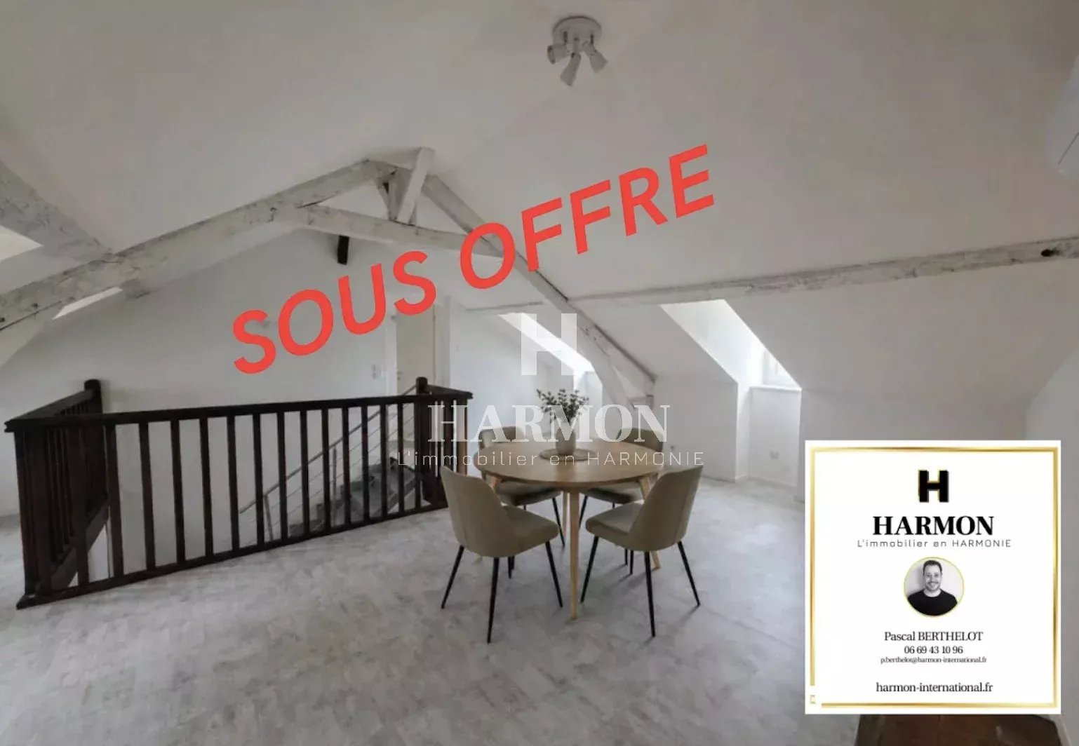 Harmon à vendre : T2 centre ville de jurançon