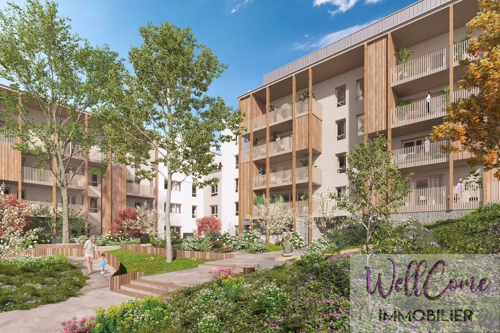 Appartement neuf T5 112m² en Attique + Garage double - Passage de Flore à Annecy