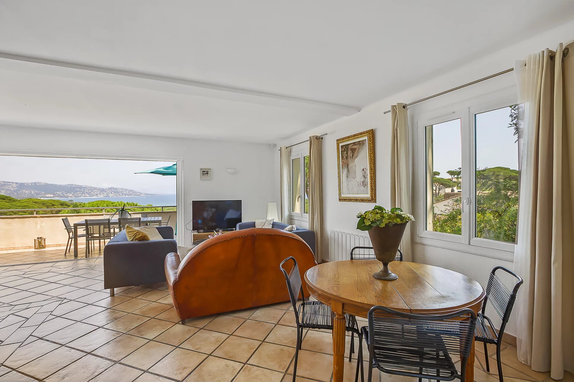 Beautiful renovated villa with swimming pool and stunning views of the sea and hills - Sainte Maxime