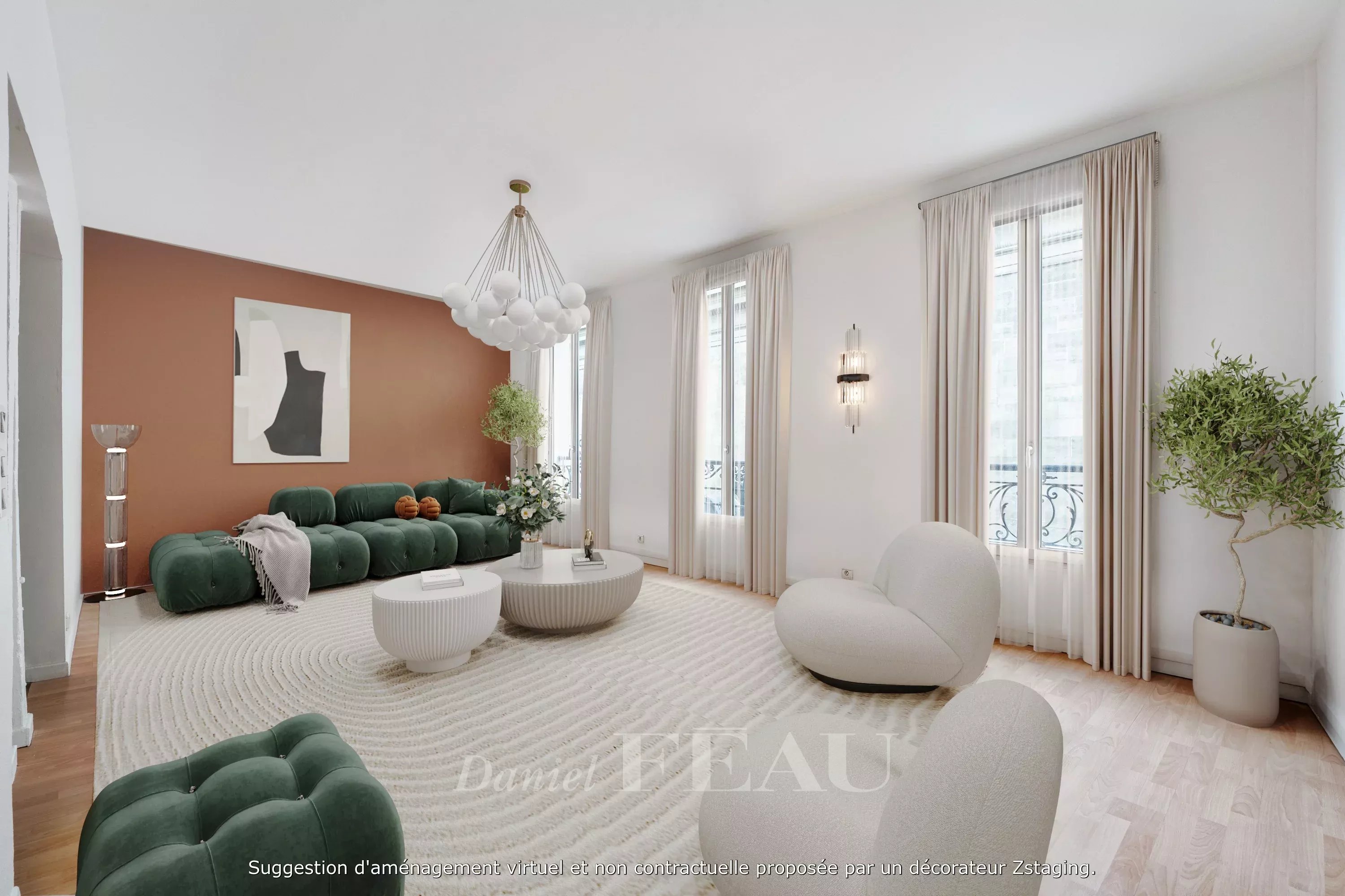 Furnished living room