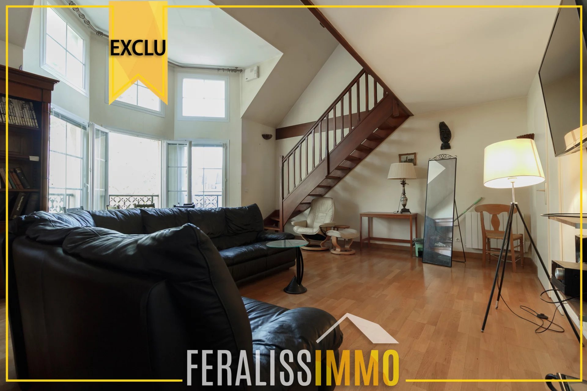 Magnifique duplex F7 au coeur du port de Cergy !