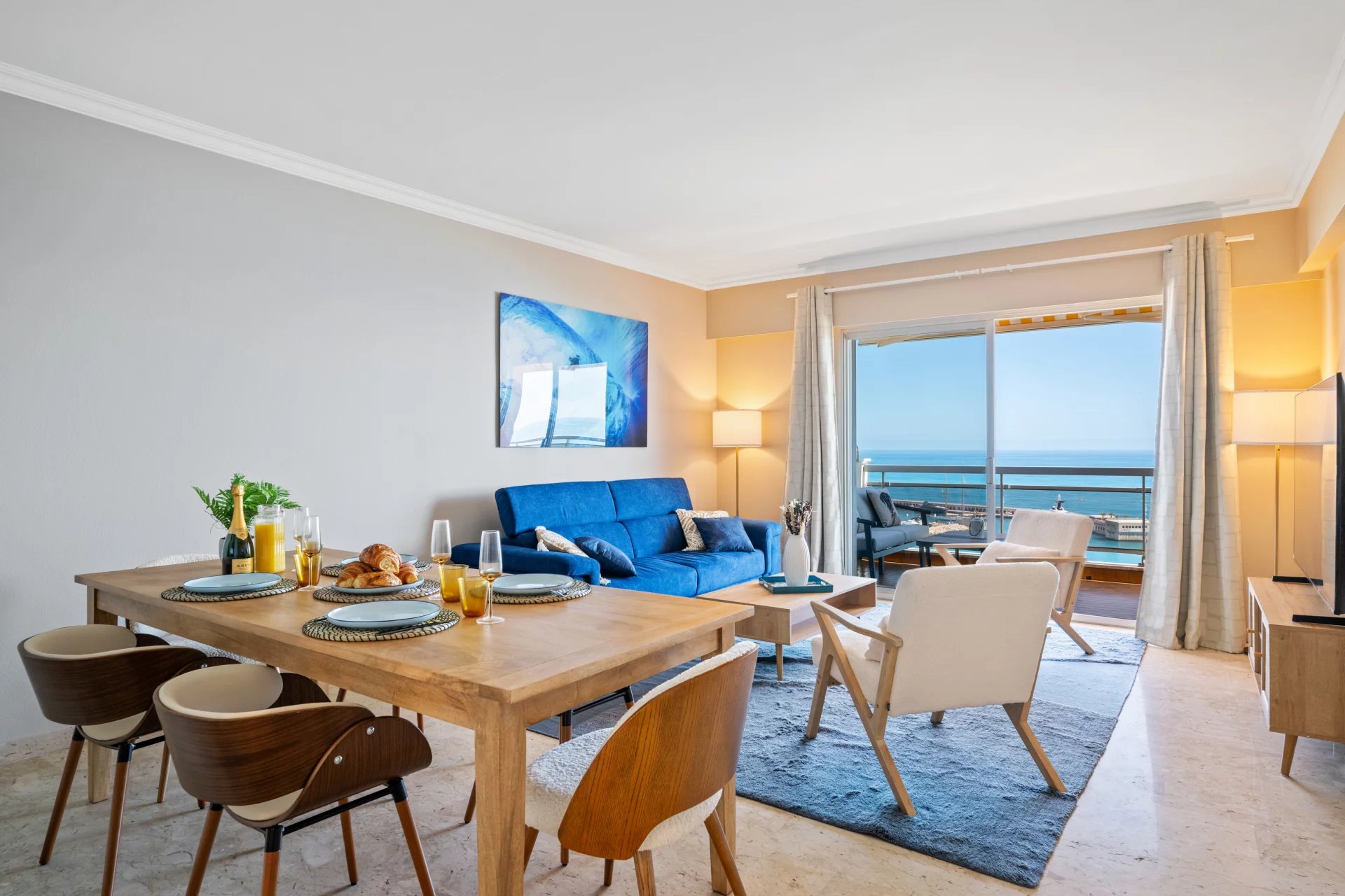 CAP D'AIL | 4-ROOM APARTMENT | 115m² LIVING SPACE | 120m² TERRACE | PANORAMIC SEA VIEW