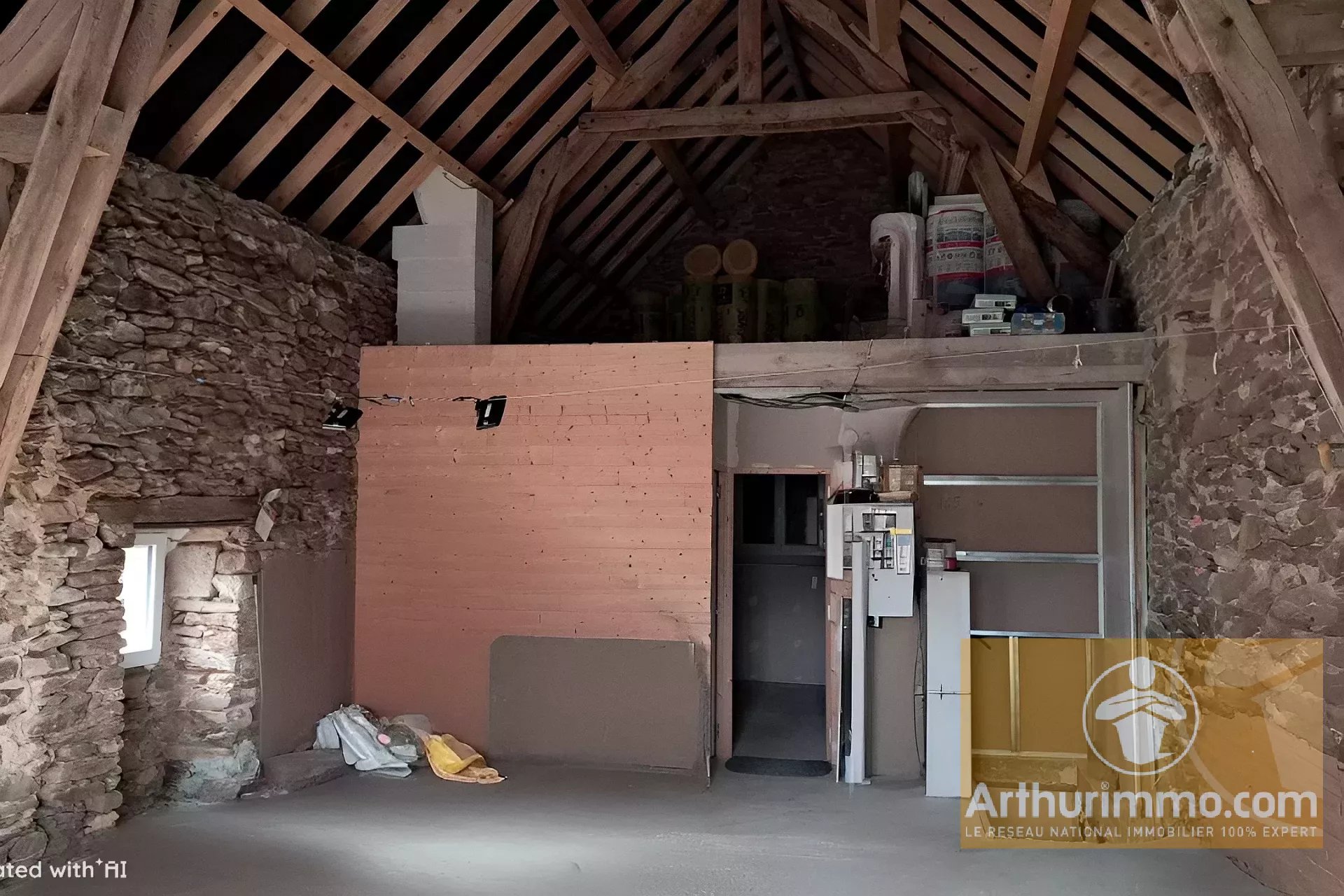 Cadre privilégié – vue panoramique, Grange en cour de rénovation - Photo 4