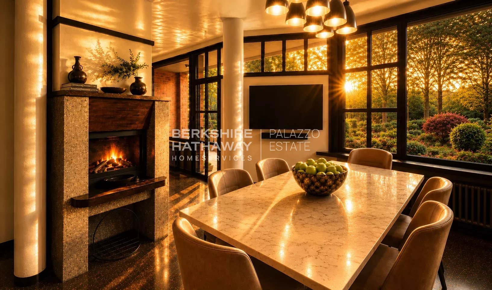 Lake Como's area - modern villa with pool and garden