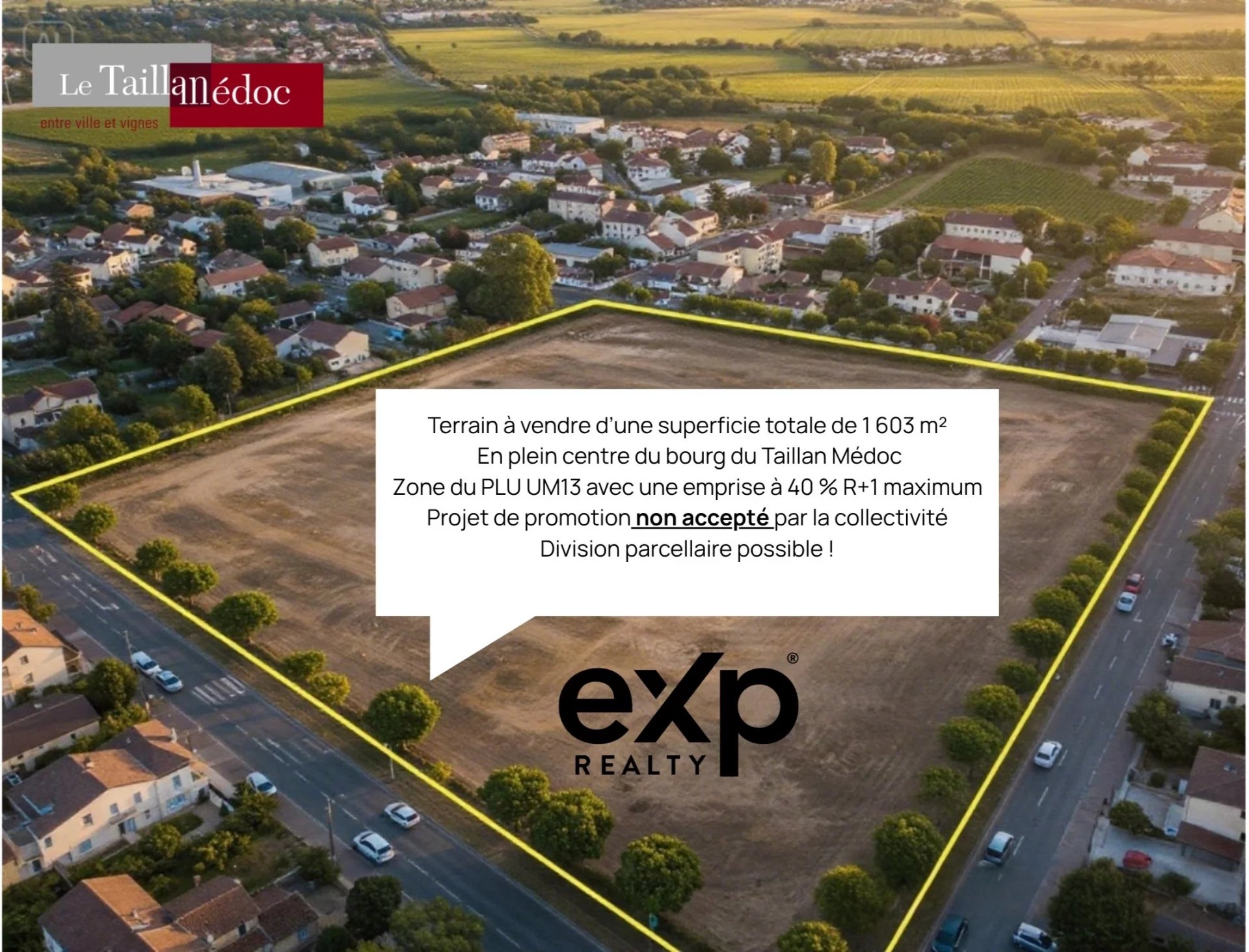 Sale Building land Le Taillan-Médoc