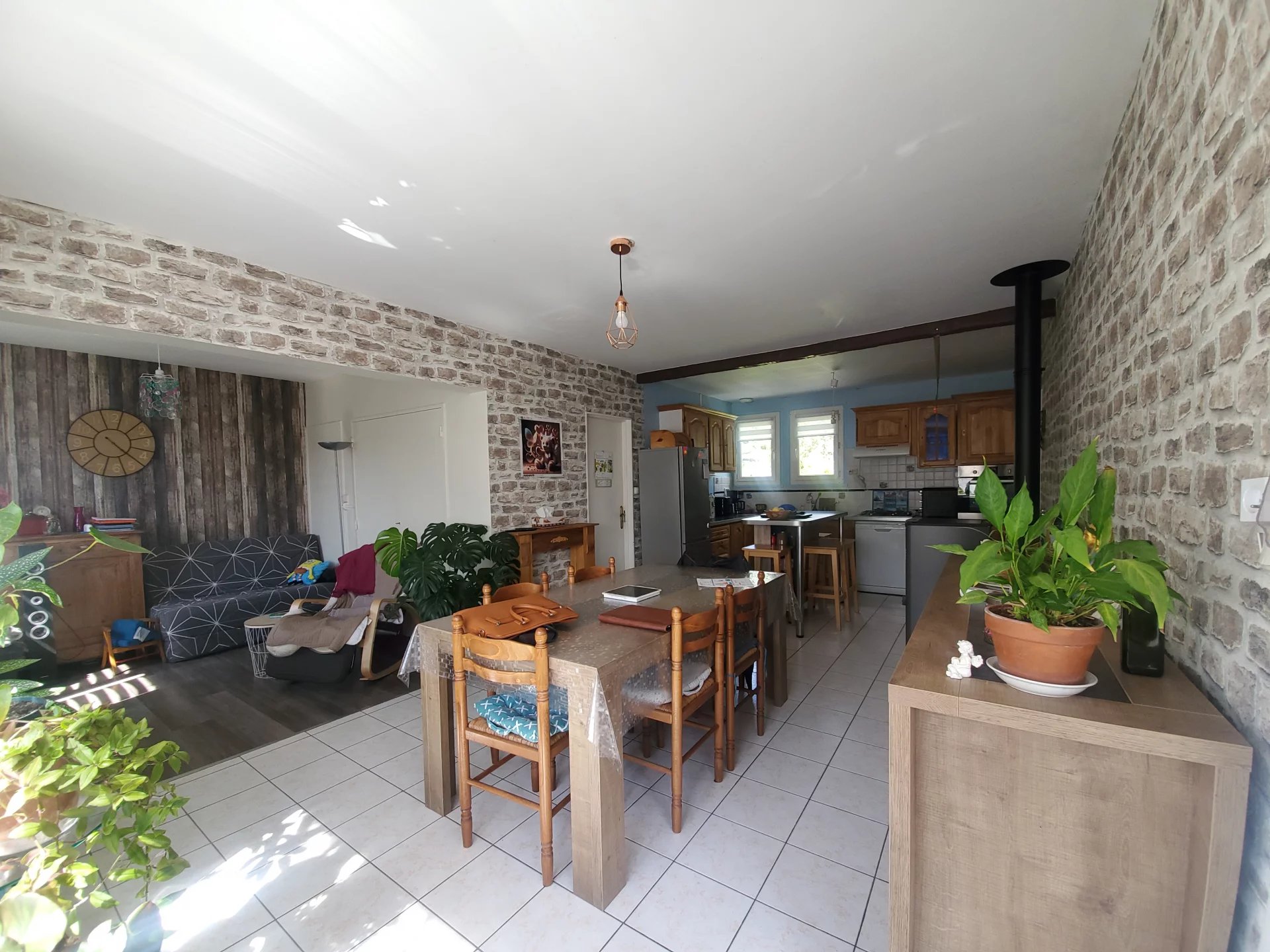 Pavillon de plain pied - 2 chbres - 68 m²