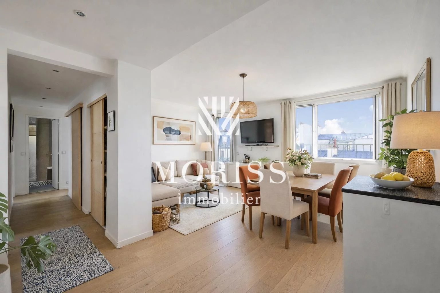 PARIS 16 – VILLAGE D’AUTEUIL – 4 PIÈCES – TERRASSE – ÉTAGE ÉLEVÉ - Image Array