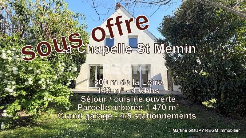 LA CHAPELLE SAINT MESMIN (45) MAISON 149 m2/sol - Parcelle