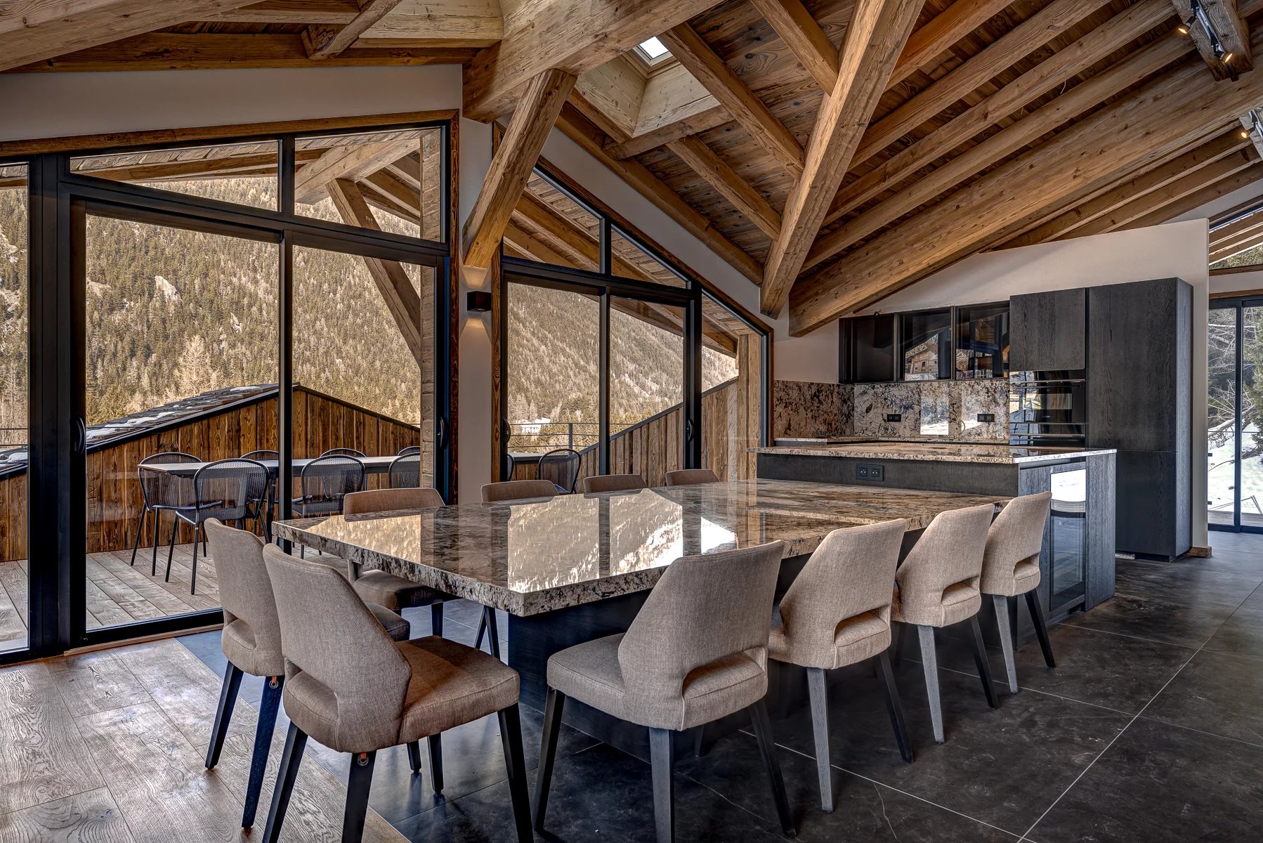 Photo of CHAMONIX – A recently completed, luxury 5-bedroom chalet with pool in le Lavancher
