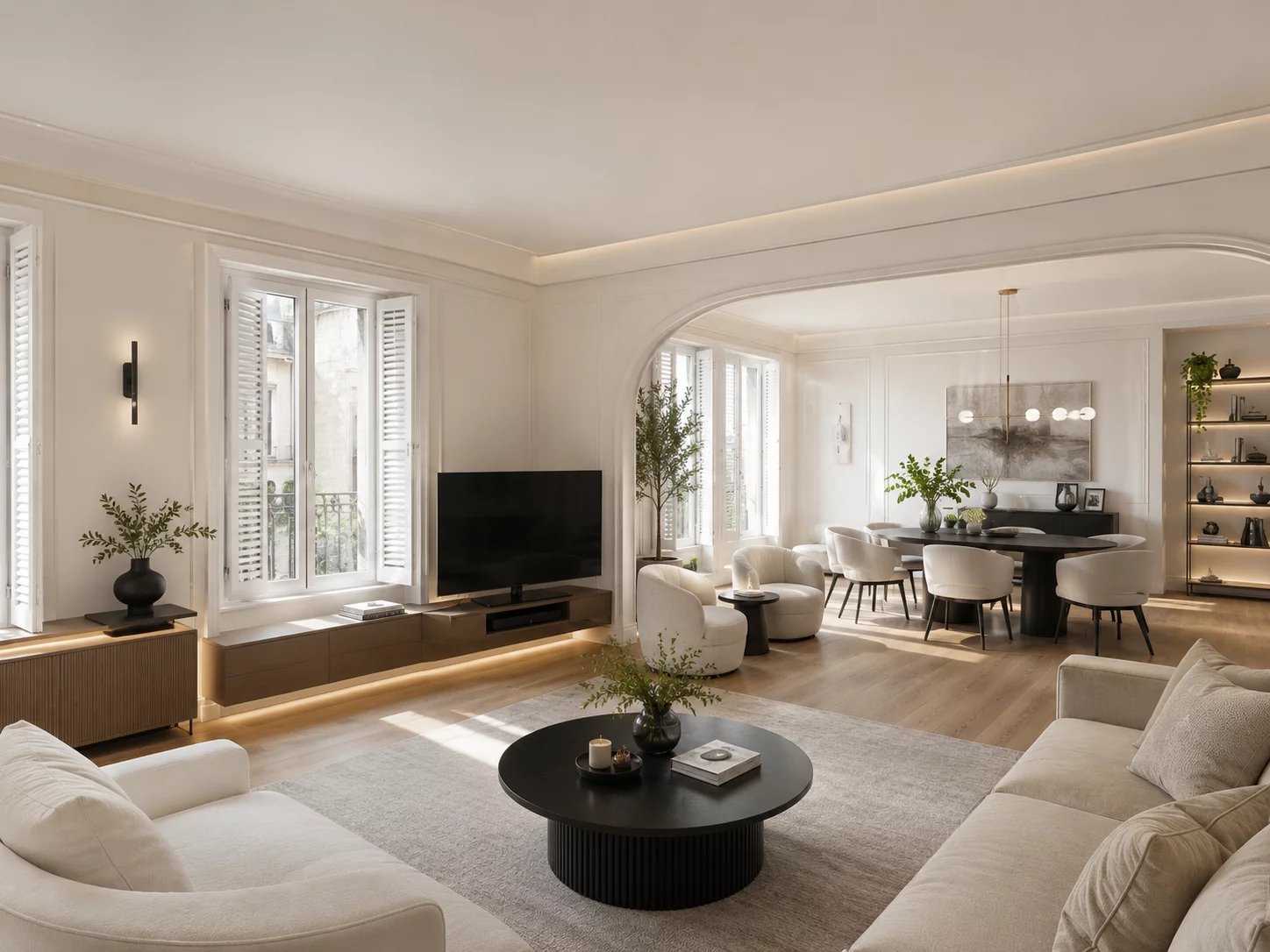 APPARTEMENT FAMILIAL 206M2 / PLACE VICTOR HUGO - Image Array