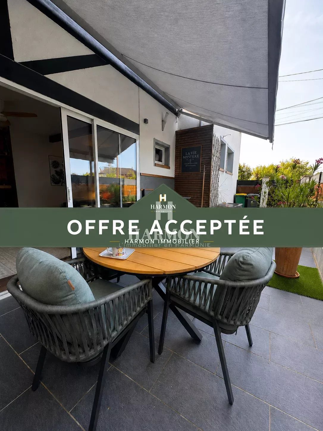 Harmon for sale Puyoô: Fully Equipped Townhouse with Garage and South-Facing Terrace