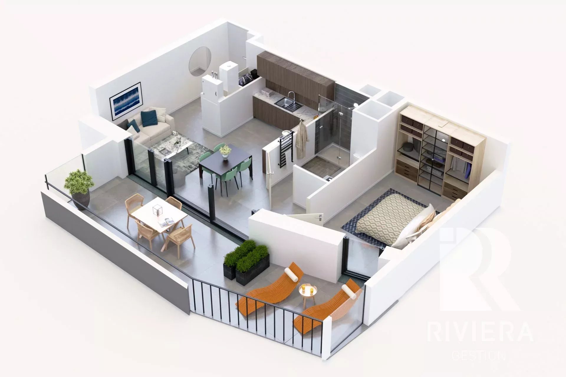 Agence immobilière de 