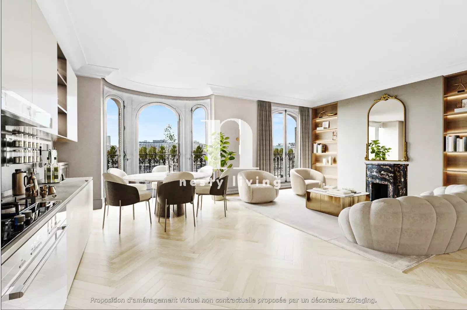 Paris 16 - Appartement d'Exception avec Vue Panoramique sur la Tour Eiffel