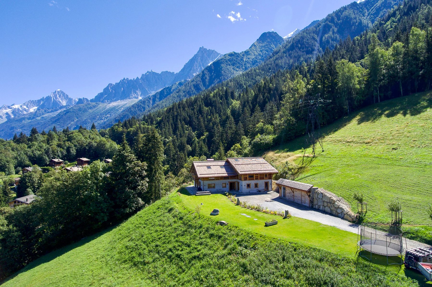 Photo of LES HOUCHES - A beautifully finished, traditional farmhouse perched on the Les Houches hillside