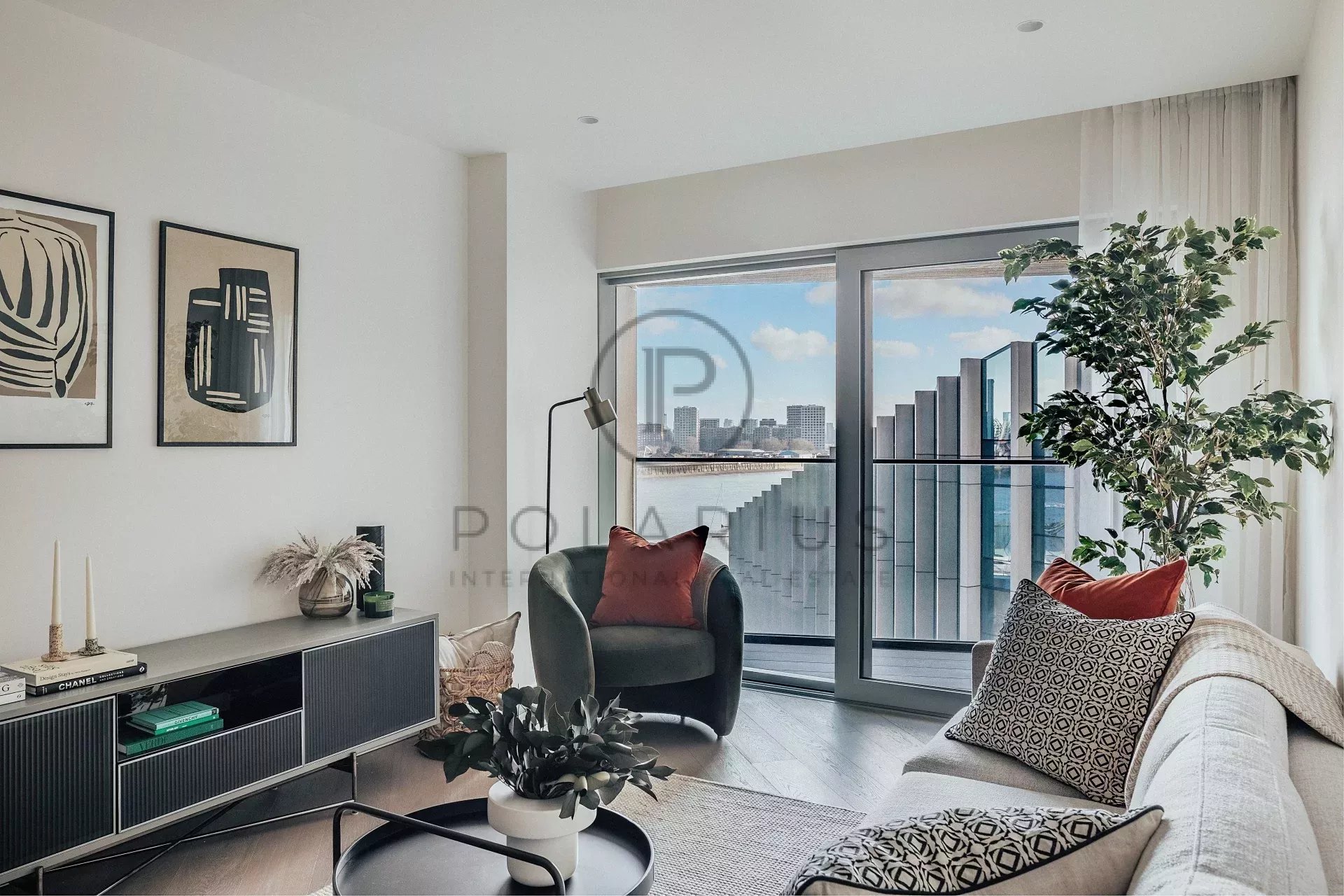 Élégant appartement 2 chambres avec vue sur le fleuve – Greenwich Peninsula, Londres SE10