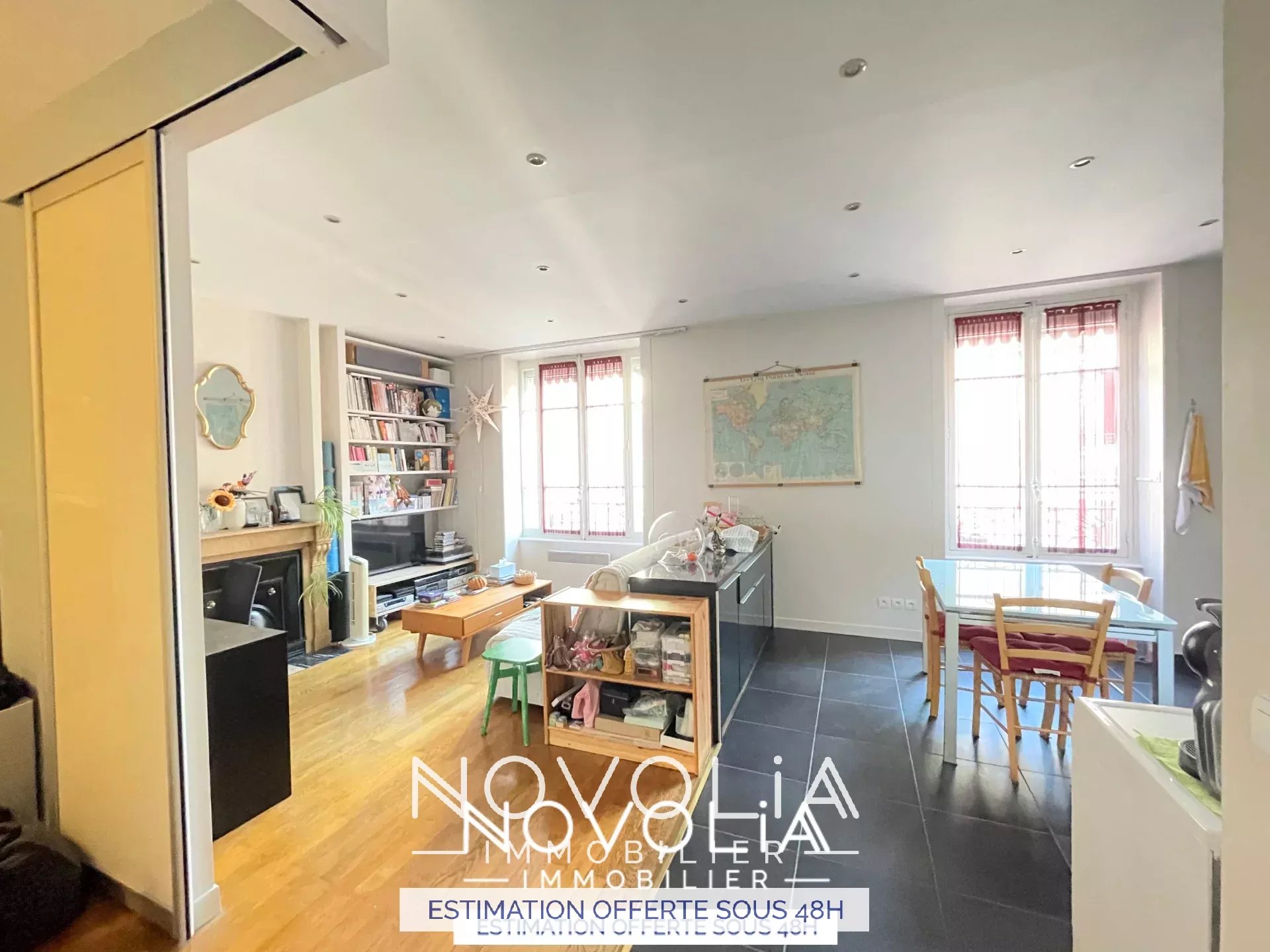 Achat Appartement Surface de 48.41 m/ Total carrez : 48 m, 2 pices, Lyon 3me (69003)