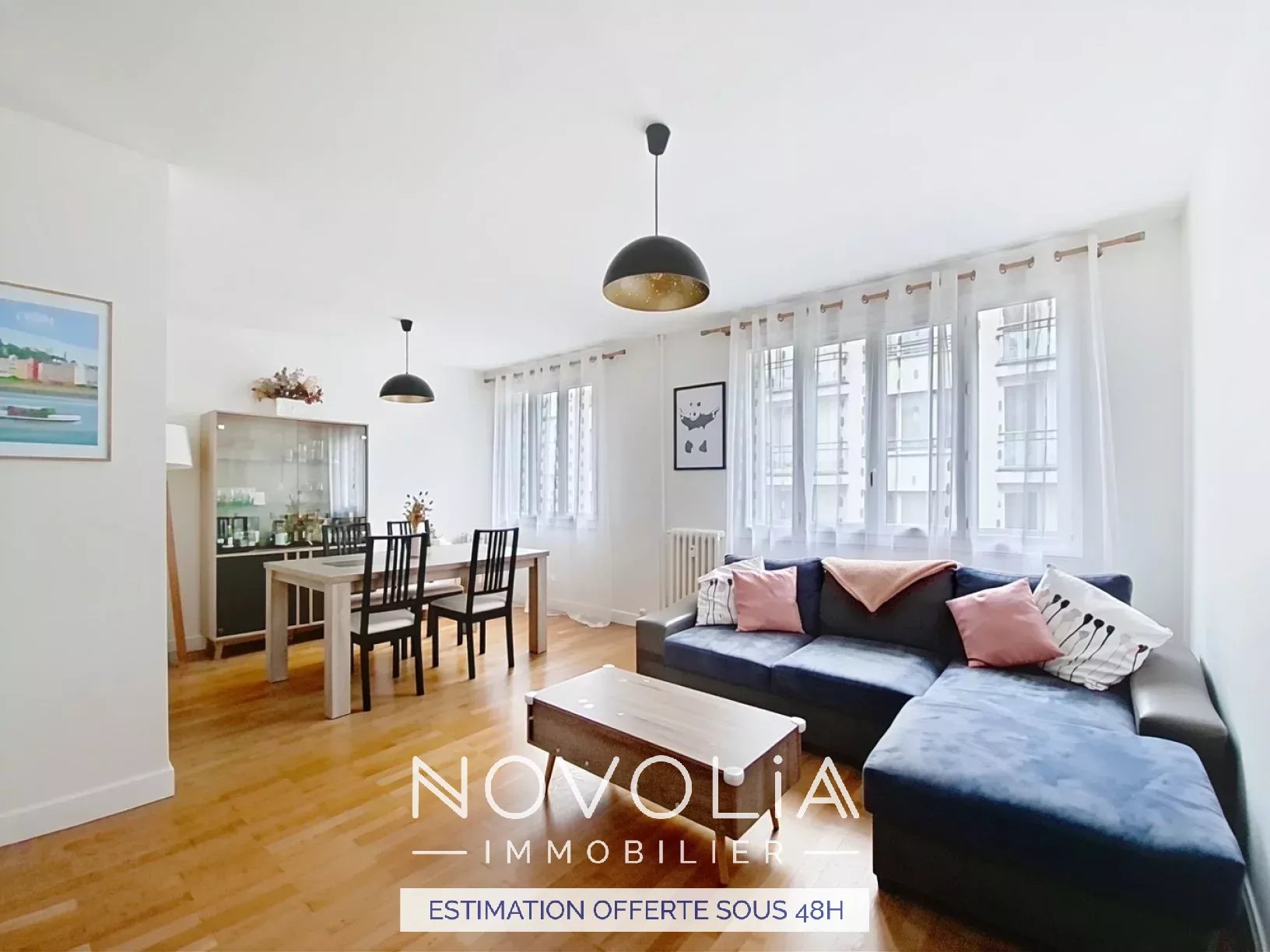 Achat Appartement Surface de 65.3 m�/ Total carrez : 65.3 m�, 3 pi�ces, Lyon 3�me (69003)