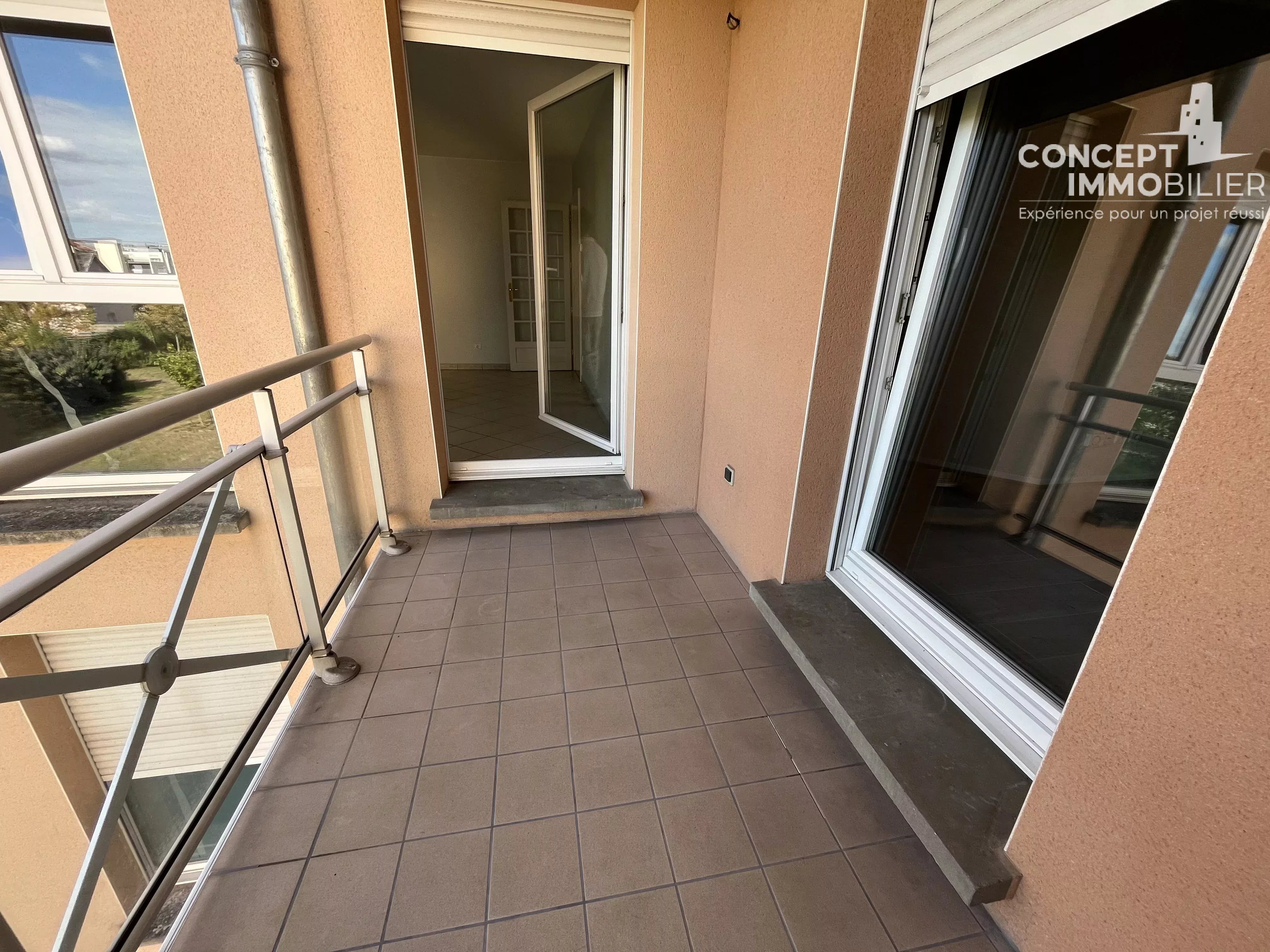 Appartement – THIONVILLE - F2 43 m² avec balcon, garage et cave