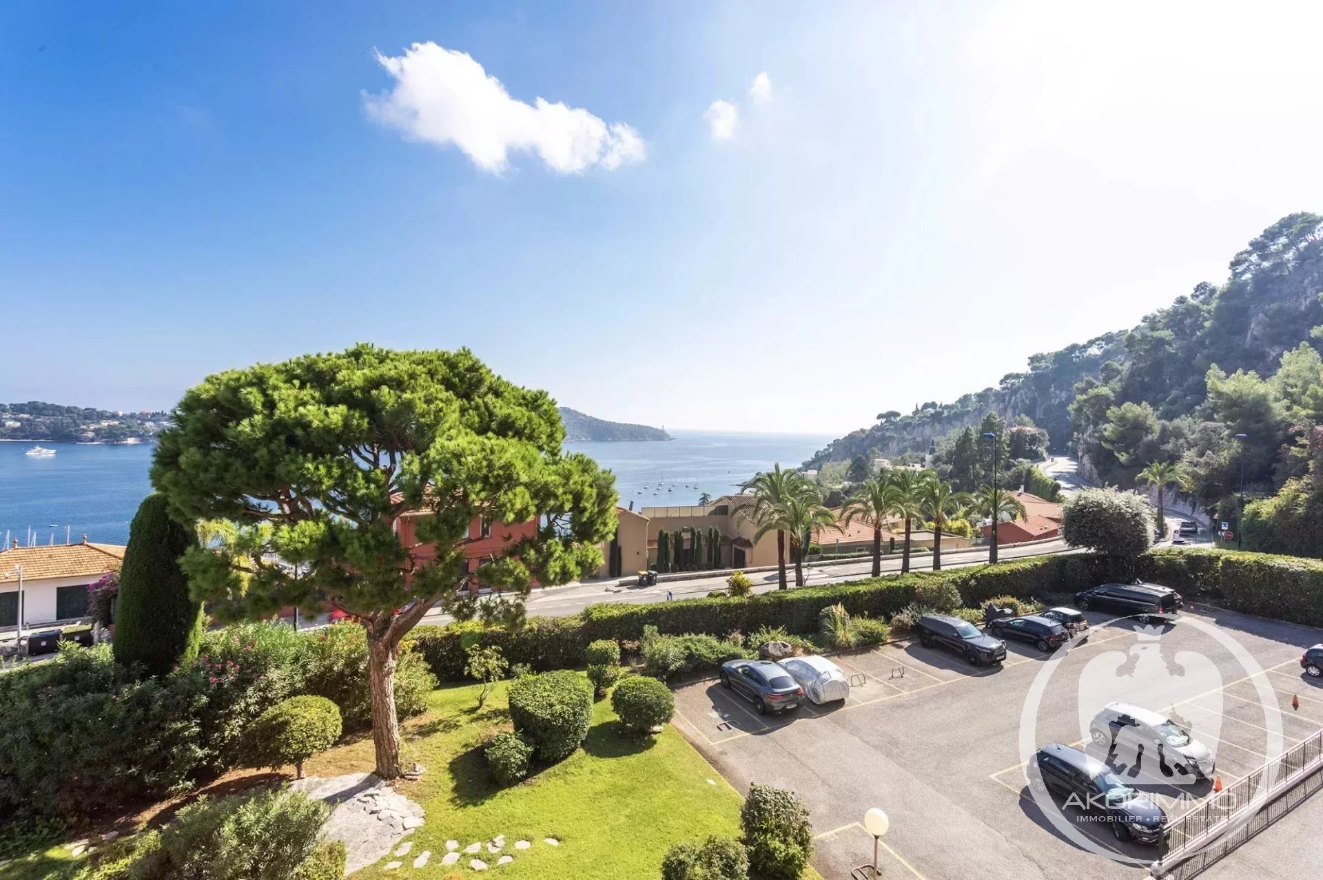 Villefranche-sur-Mer 3P apartment sea view swimming pool, parkin