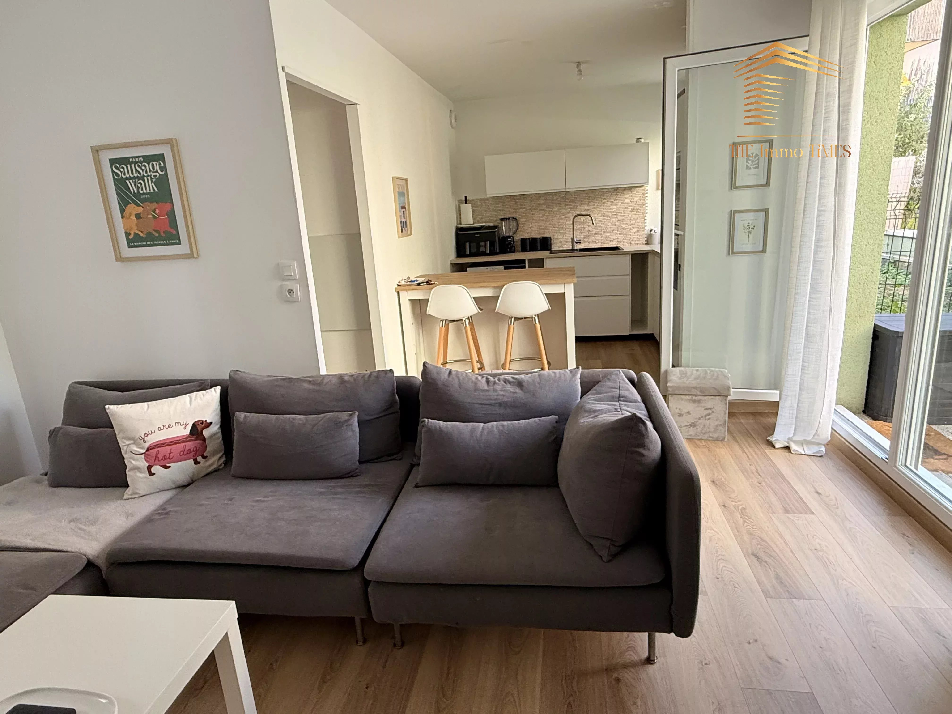 🏡 Appartement T2 avec Terrasse, Jardin Privatif et Parking – Rouen Rive Gauche — photo 4