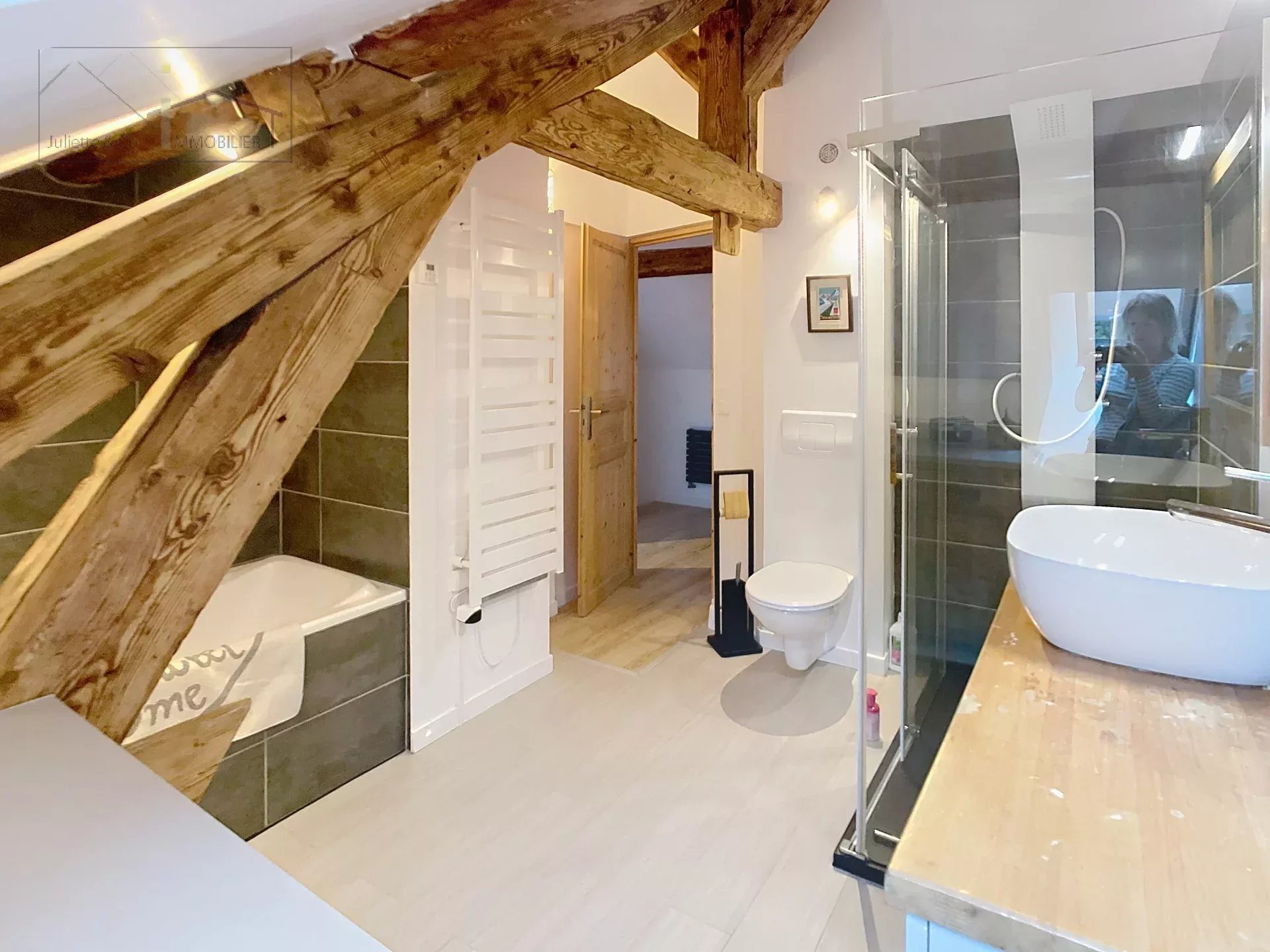 Photo of 260 m² former school converted into 3 furnished apartments in Les Houches