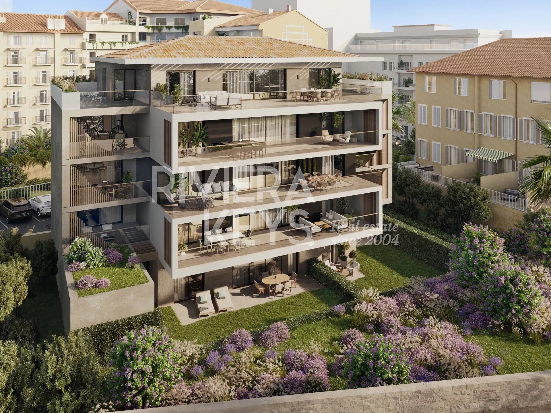 CANNES CENTRE : Appartements neufs avec grandes terrasses, proche plages