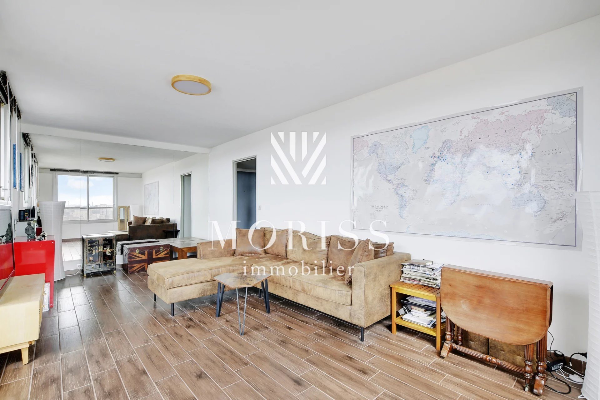 Appartement 71m2, avec terrasse & vue panoramique sur Paris, sit - Image Array