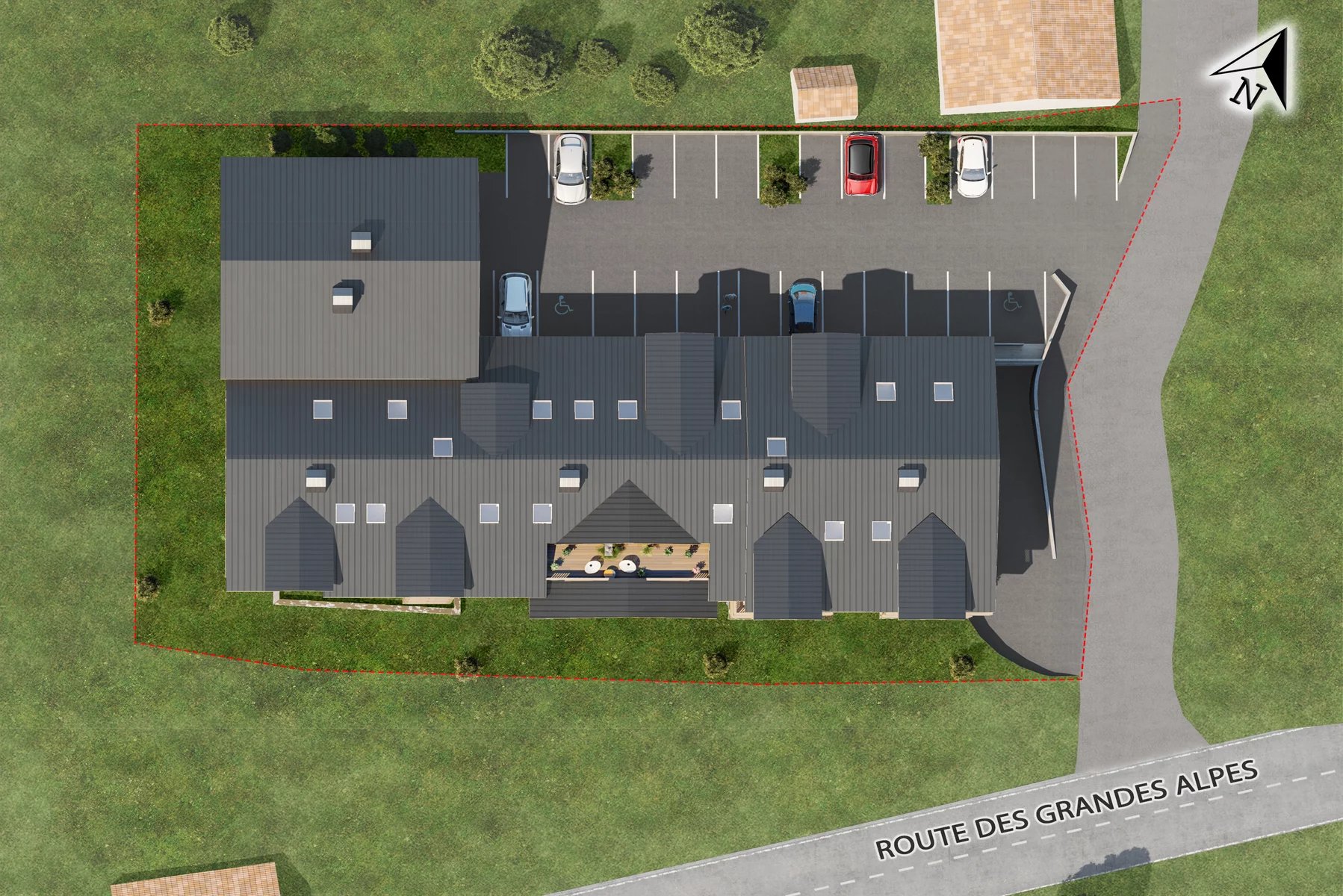 Photo of LES GETS - A ground floor 3 bedroom apartment with south-west facing terrace Les Gets