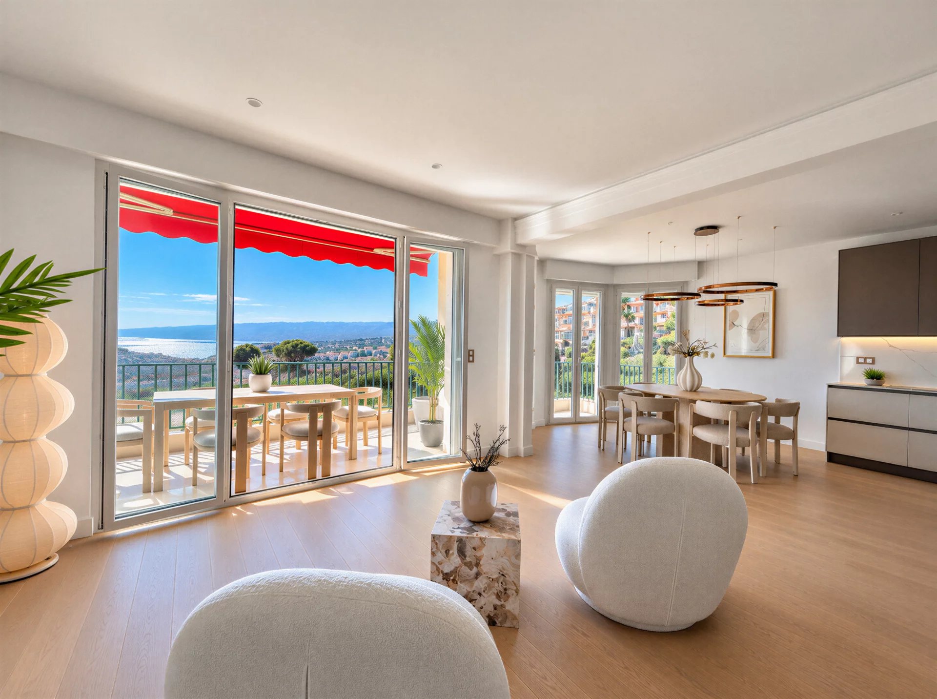Nice Mont-Boron – Renovated 2-bedroom apartment – Sea view