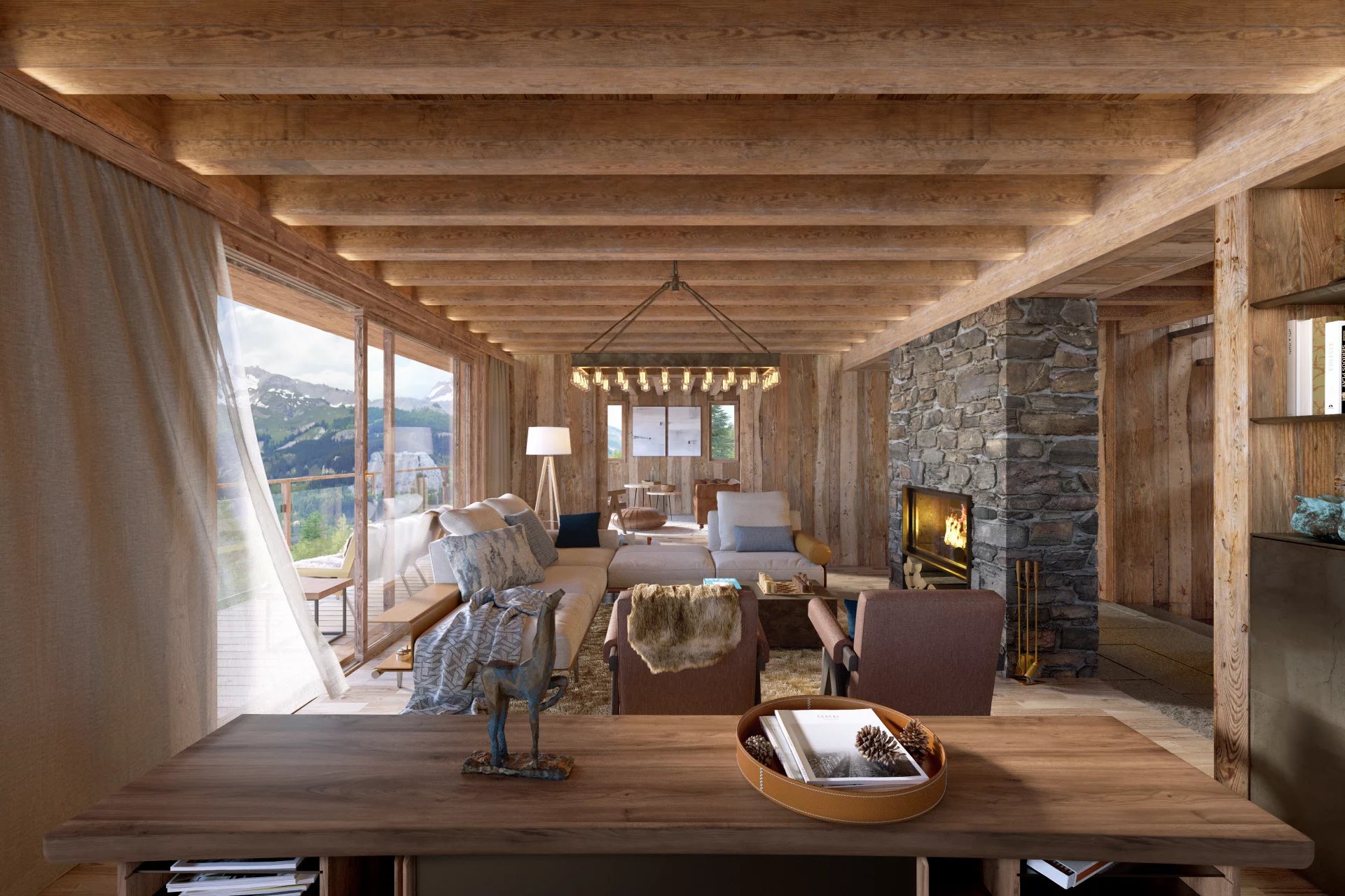 Luxury chalet under construction - Crans-Montana