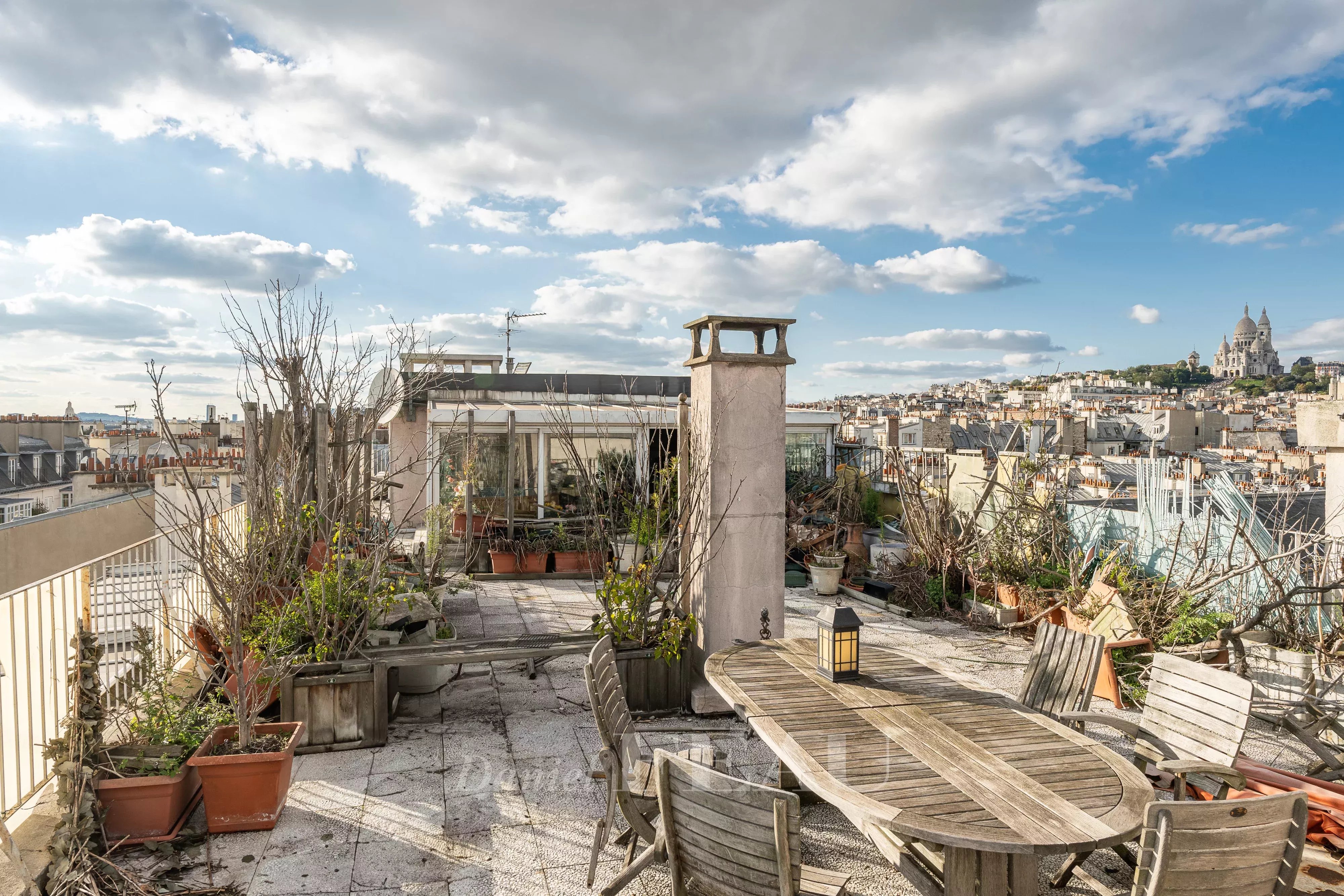 Terrasse de 100 m² à  360° sur Paris