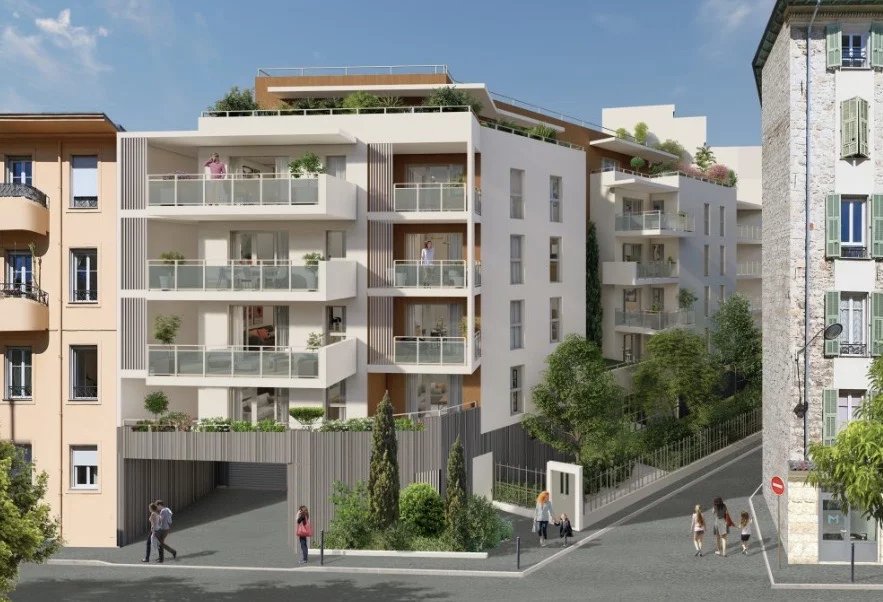 NICE - Prôvence-Alpes-Côte d'azur - vente appartement 4 pièces neuf -  Dernier étage - Proche Port